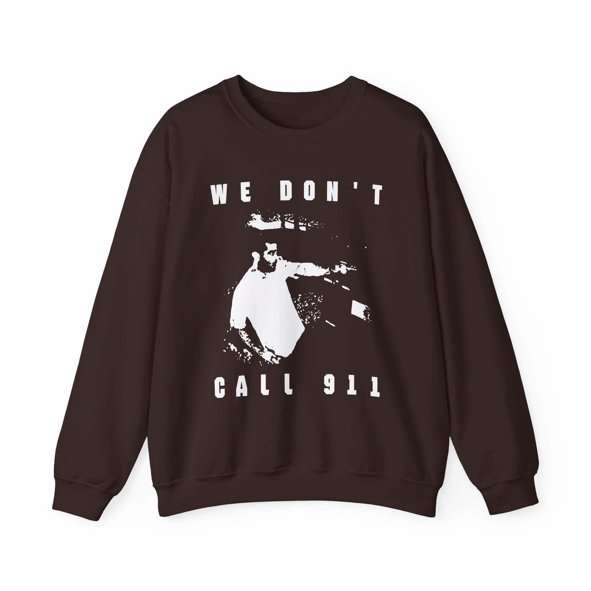 Sean Strickland We Don't Call 911 Unisex Heavy Blendâ„¢ Crewneck Sweatshirt