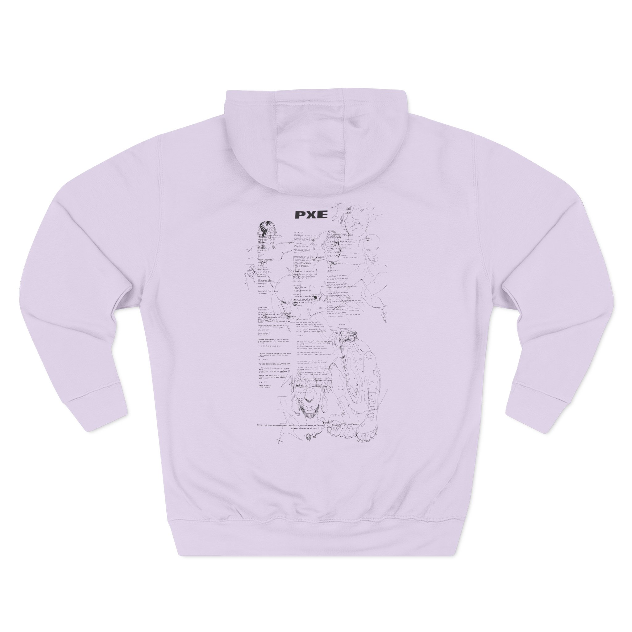 Ecco2k in the Flesh Three-Panel Fleece Hoodie