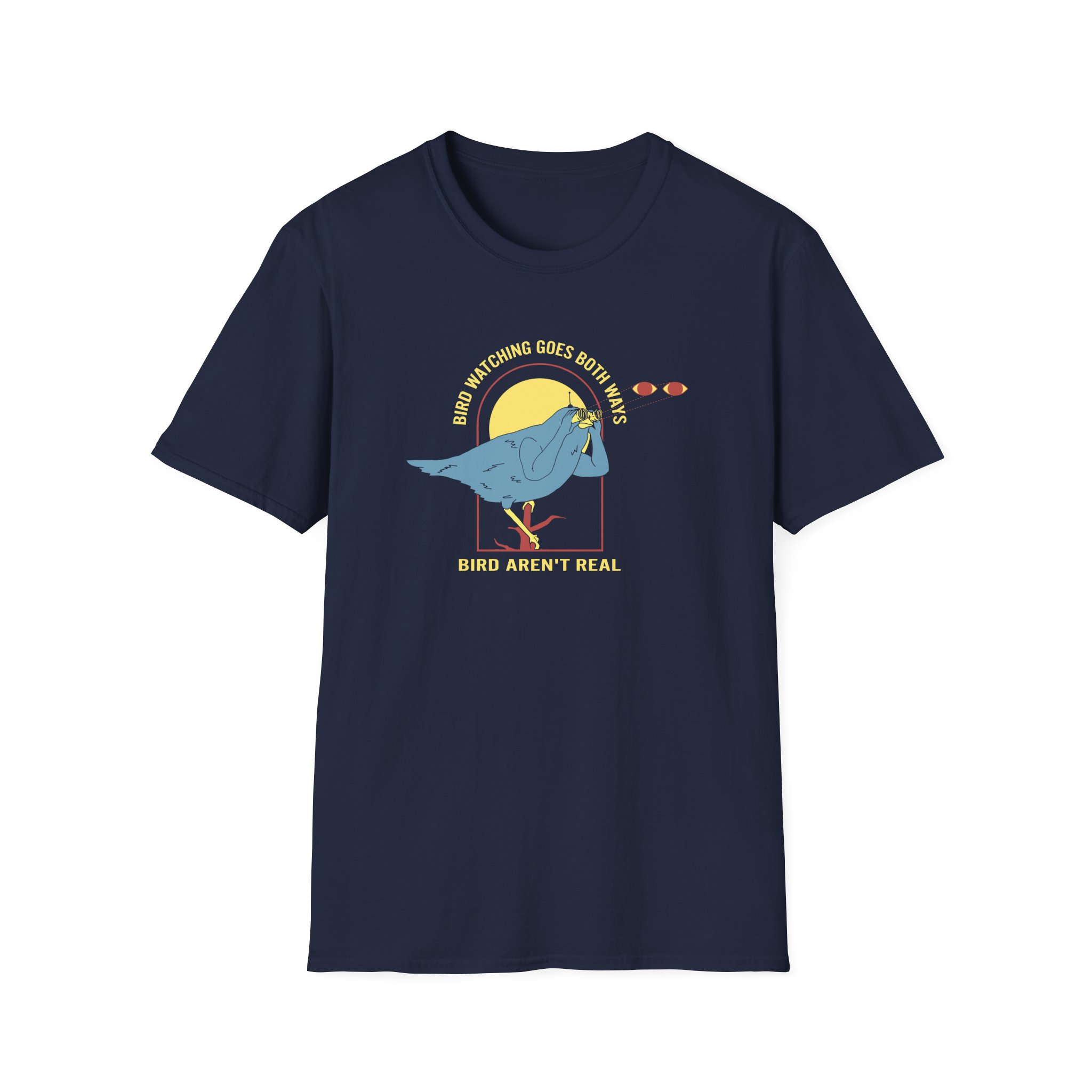 Birds Arent Real Unisex Softstyle T-Shirt