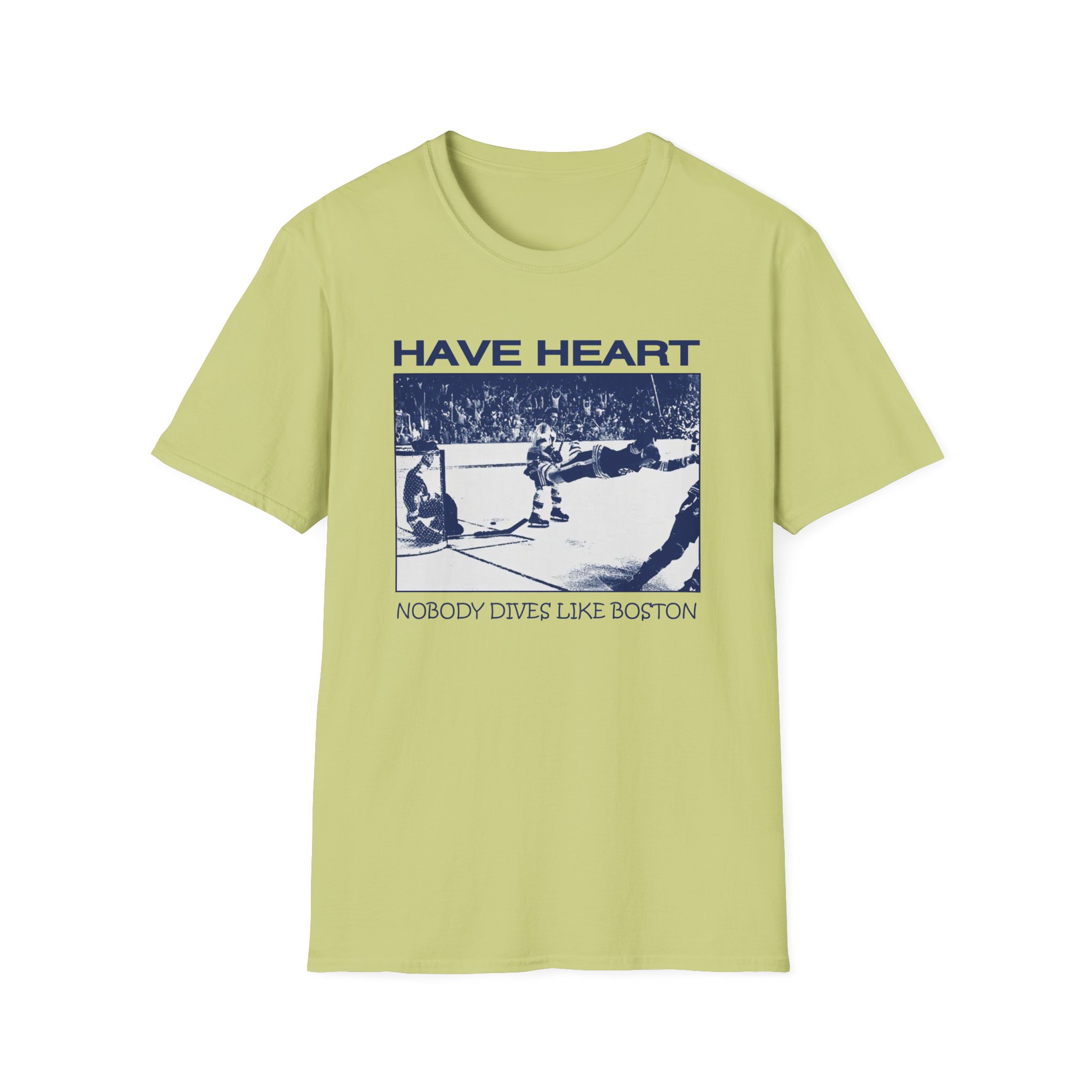 Have Heart Nobody Dives Like Boston Unisex Softstyle T-Shirt