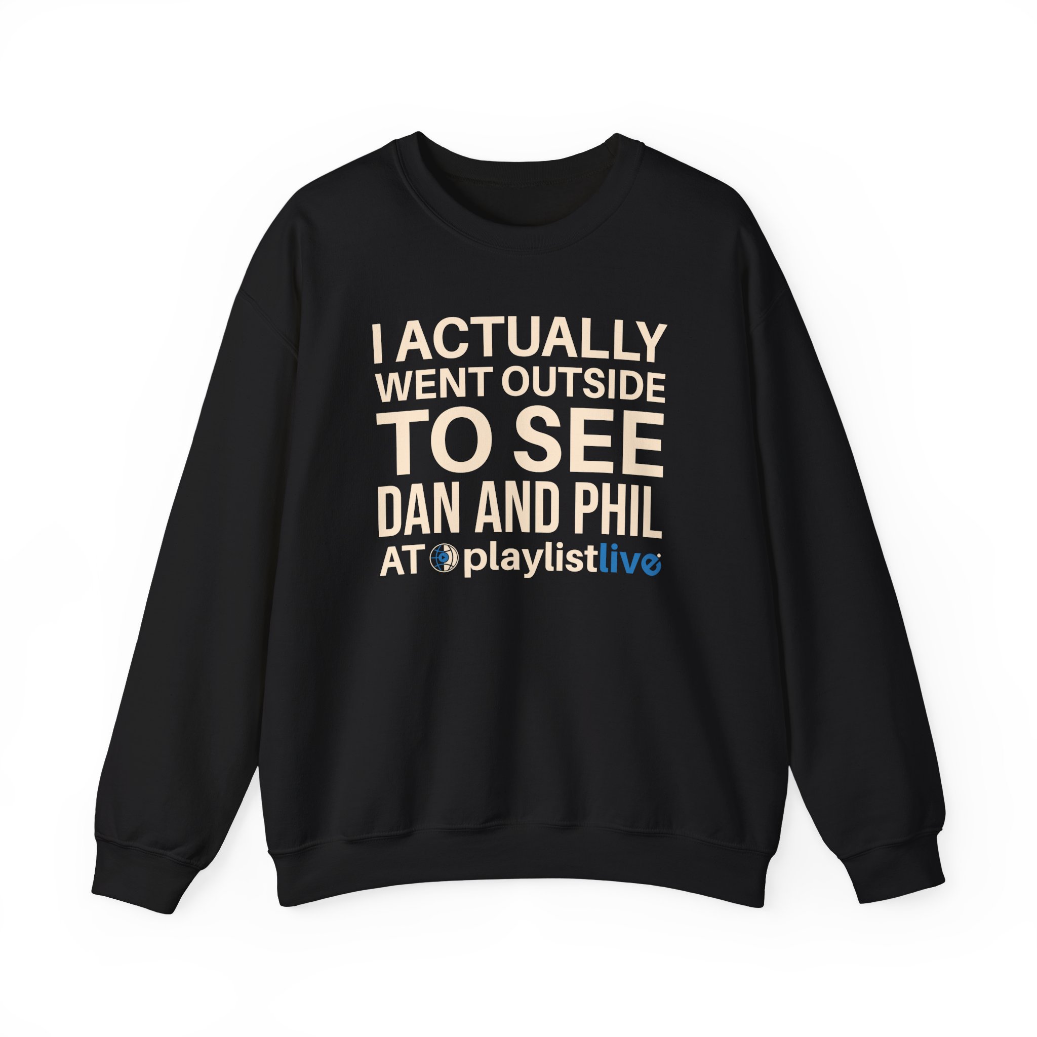 Dan and Phil Actually Went Outside to See Dan and Phil at Playlist Live Unisex Heavy Blendâ„¢ Crewneck Sweatshirt