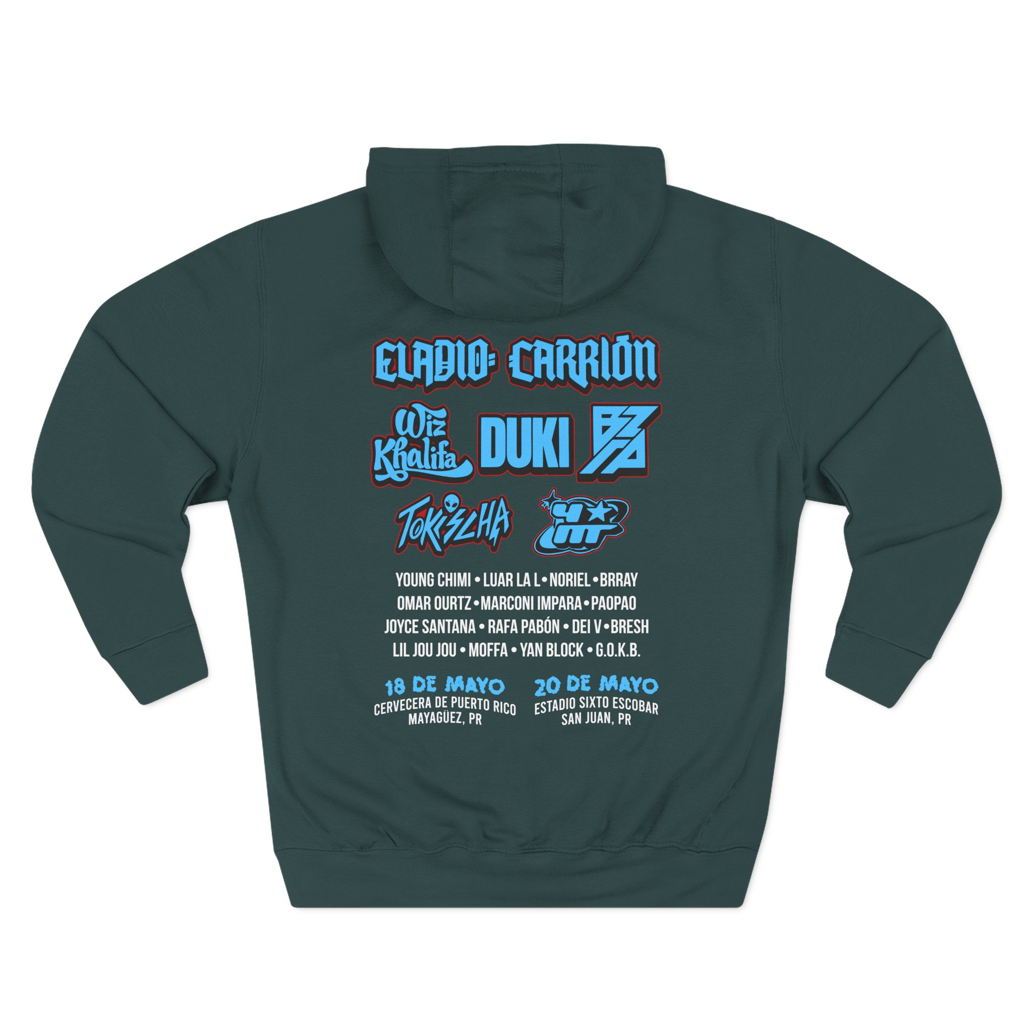 Eladio Carrion Sauce Boyz Fes Three-Panel Fleece Hoodie