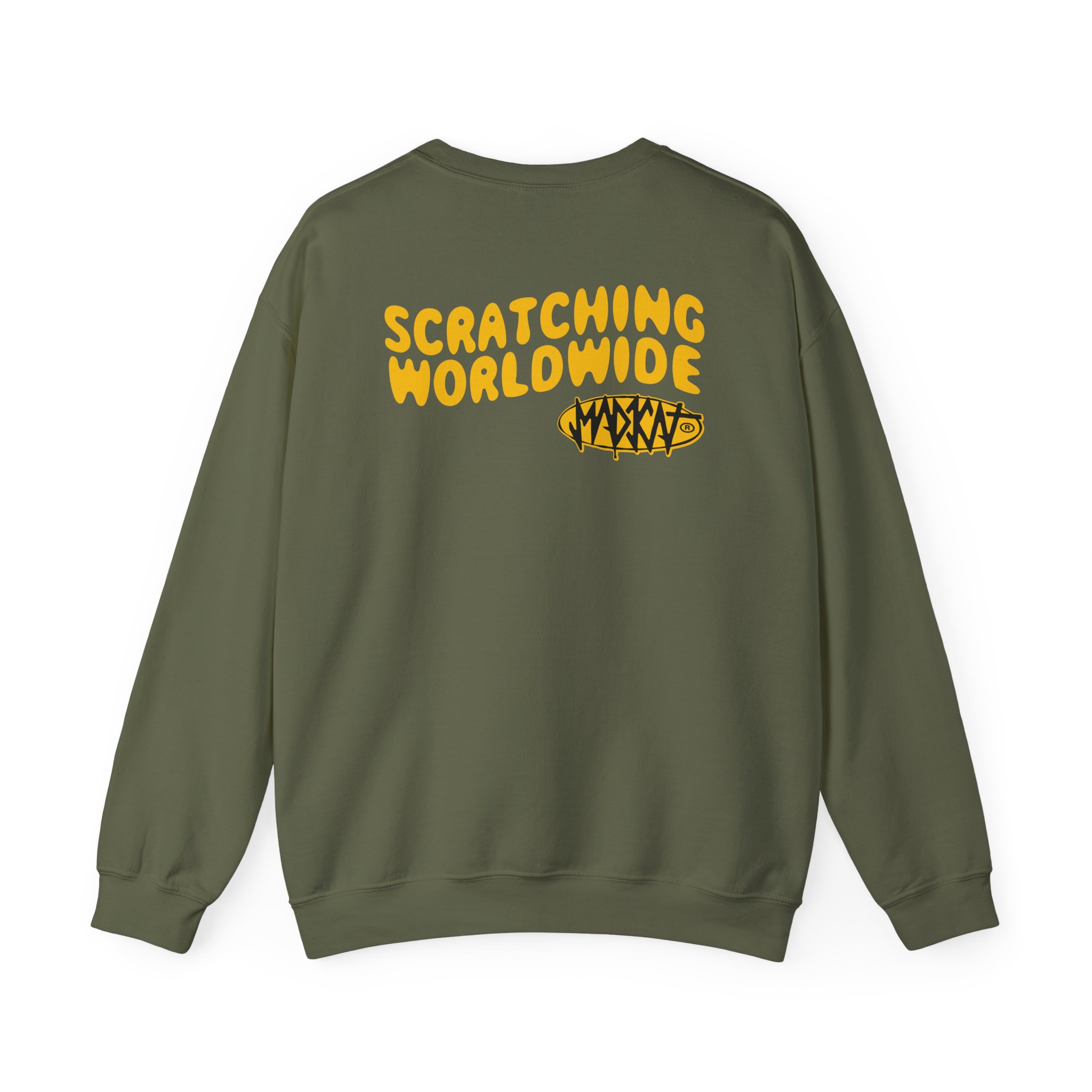 Rubius Scratching Worldwide Unisex Heavy Blendâ„¢ Crewneck Sweatshirt