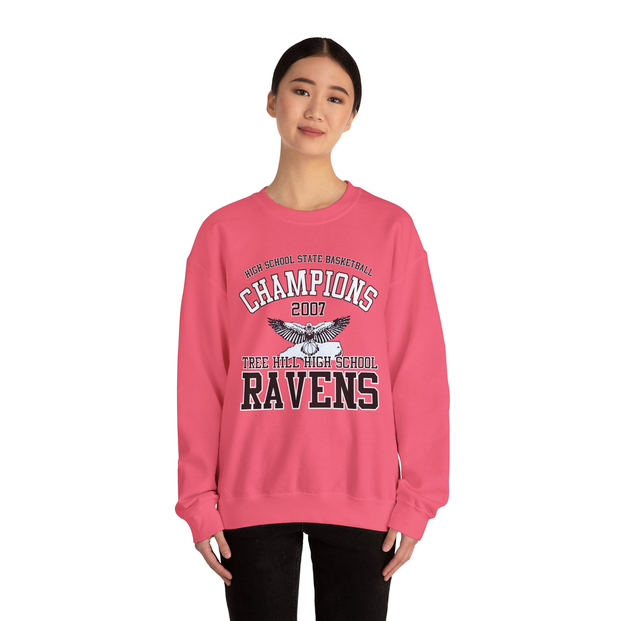 Tree Hill Ravens High School Champions One Tree Hill Unisex Heavy Blend Crewneck Sweatshirt