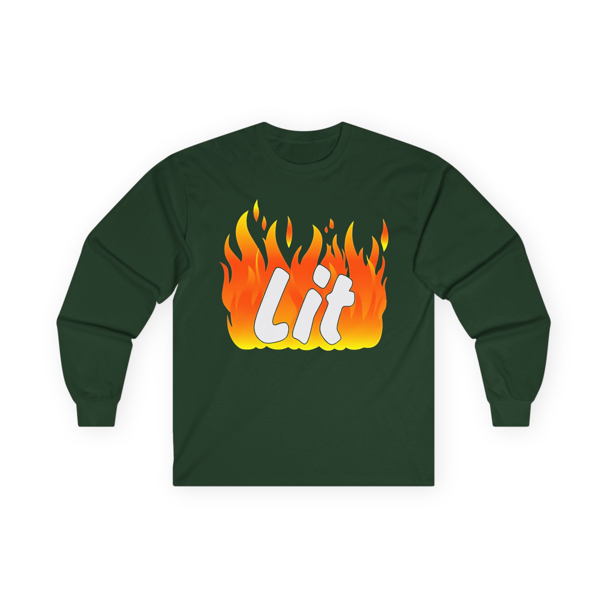 Dobre brothers Lit fire Unisex Ultra Cotton Long Sleeve Tee