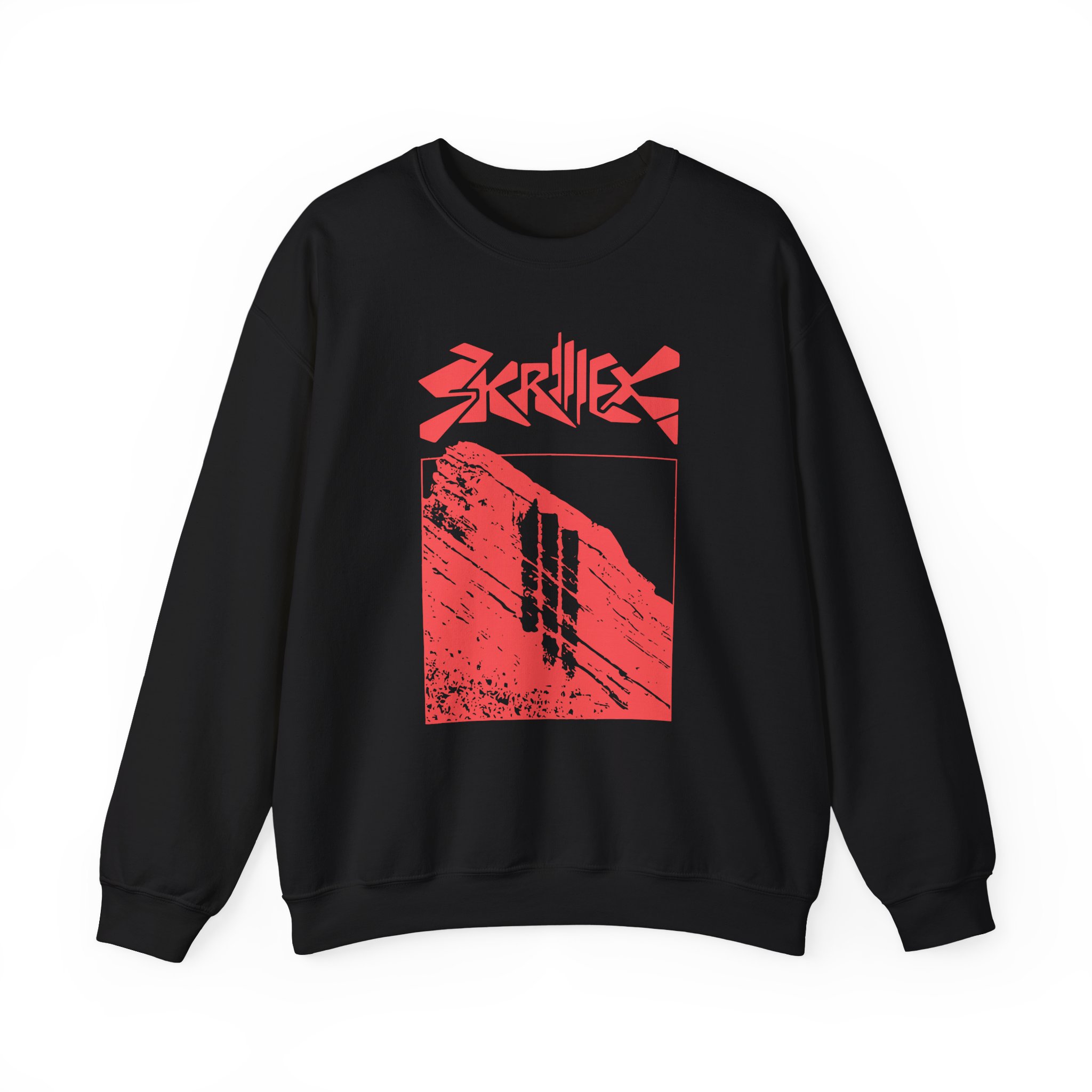 Skrillex EDM Unisex Heavy Blendâ„¢ Crewneck Sweatshirt