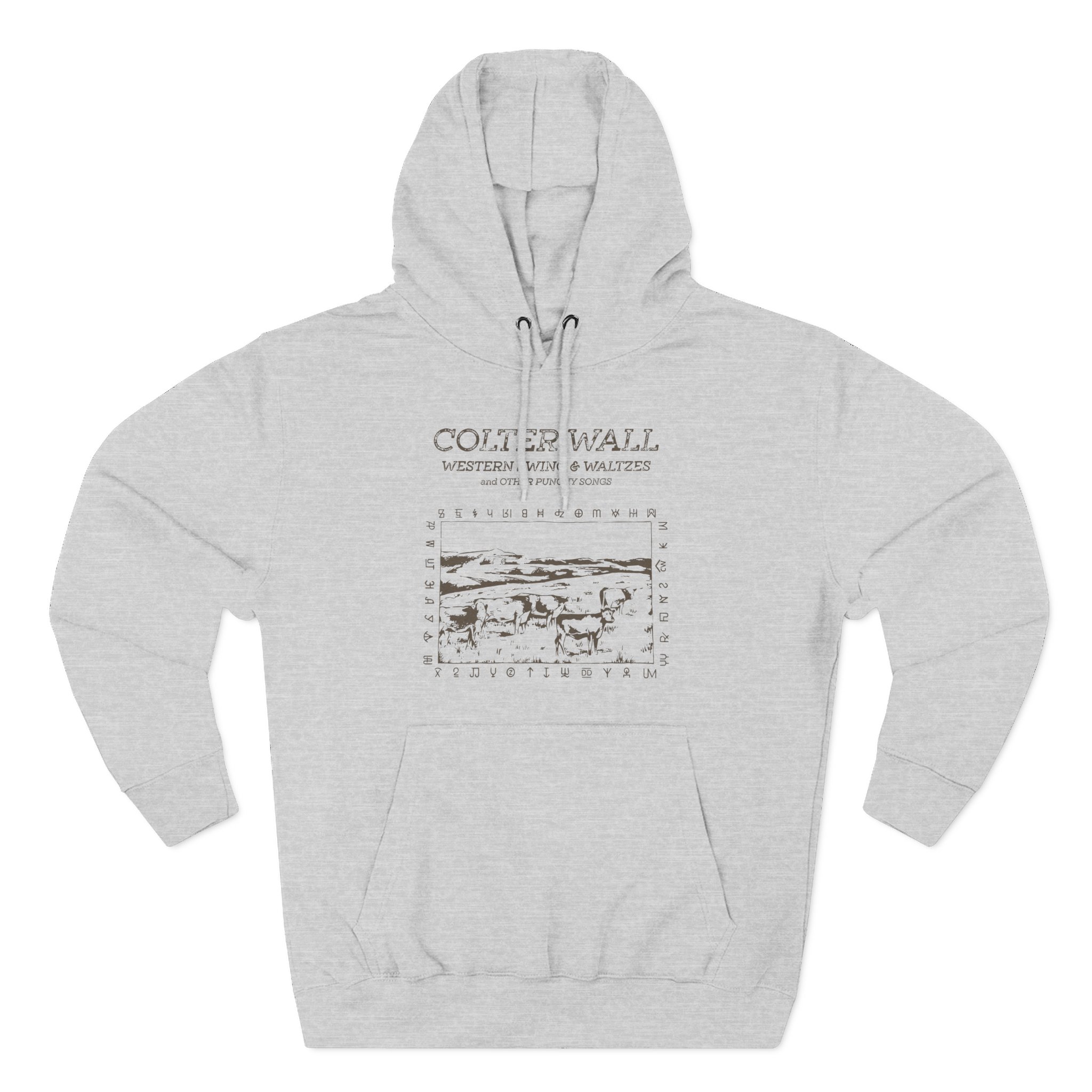 Colter Wall Western Swing & Waltzes Three-Panel Fleece Hoodie
