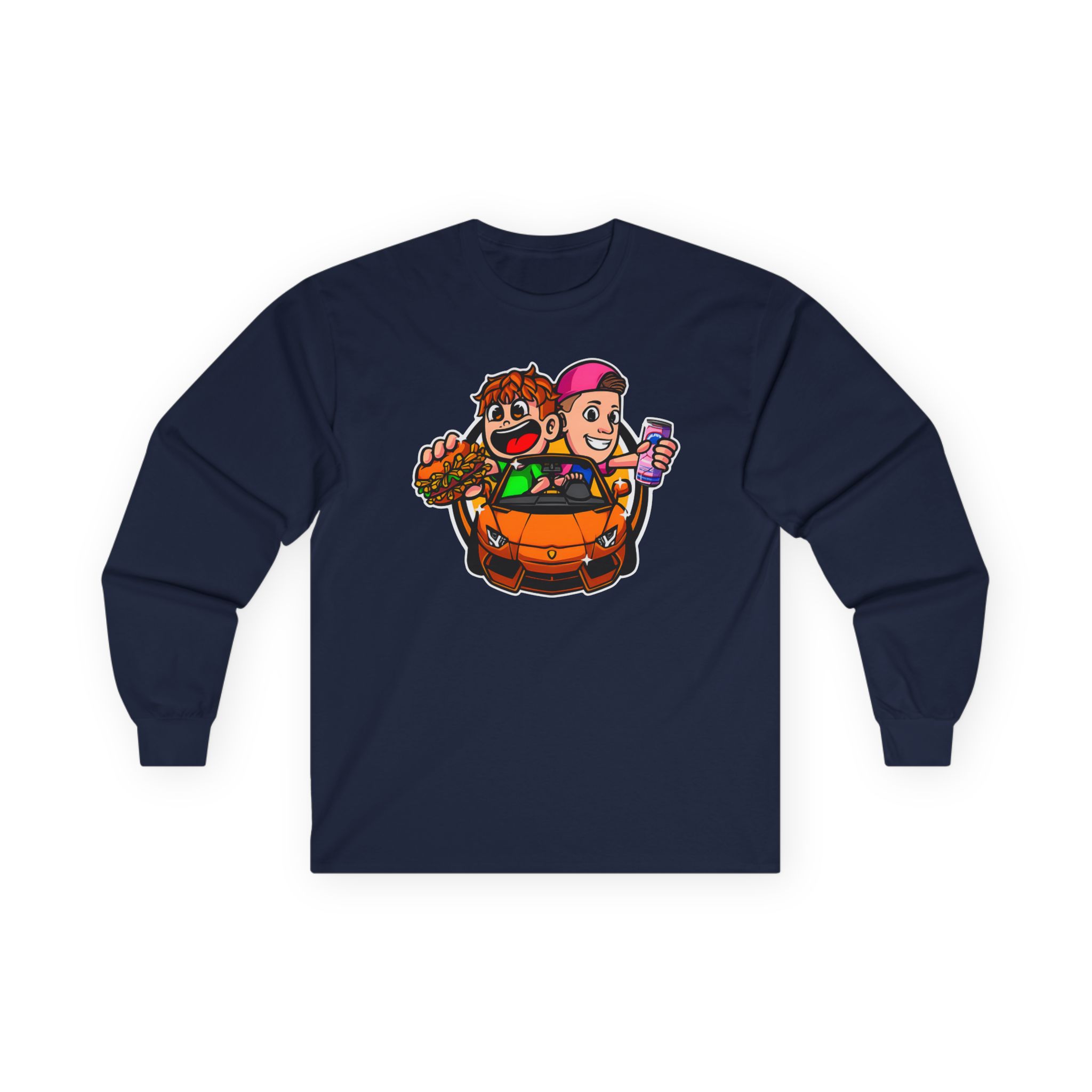 Burger Pommes Unisex Ultra Cotton Long Sleeve Tee