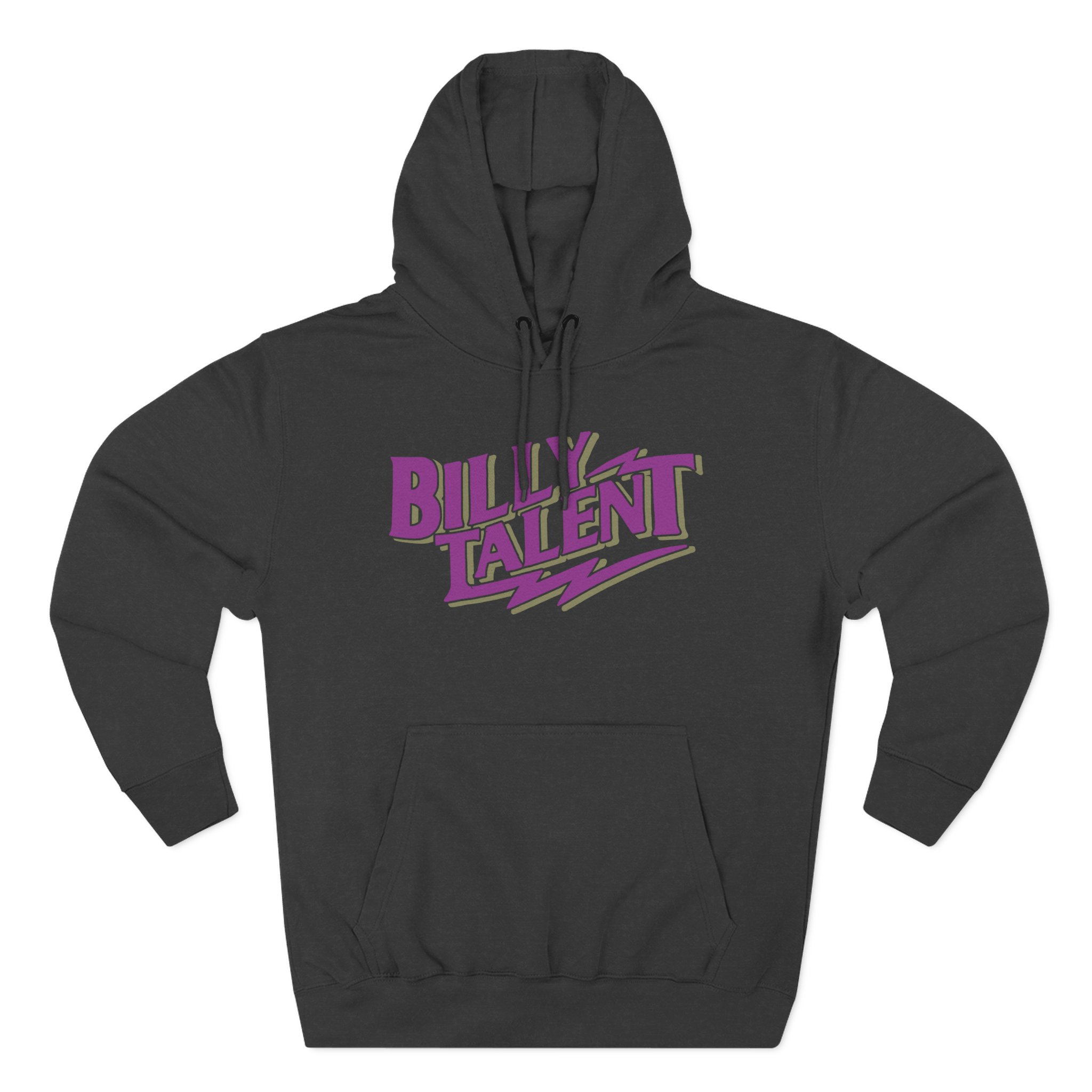 Billy Talent Lightning Logo Three-Panel Fleece Hoodie
