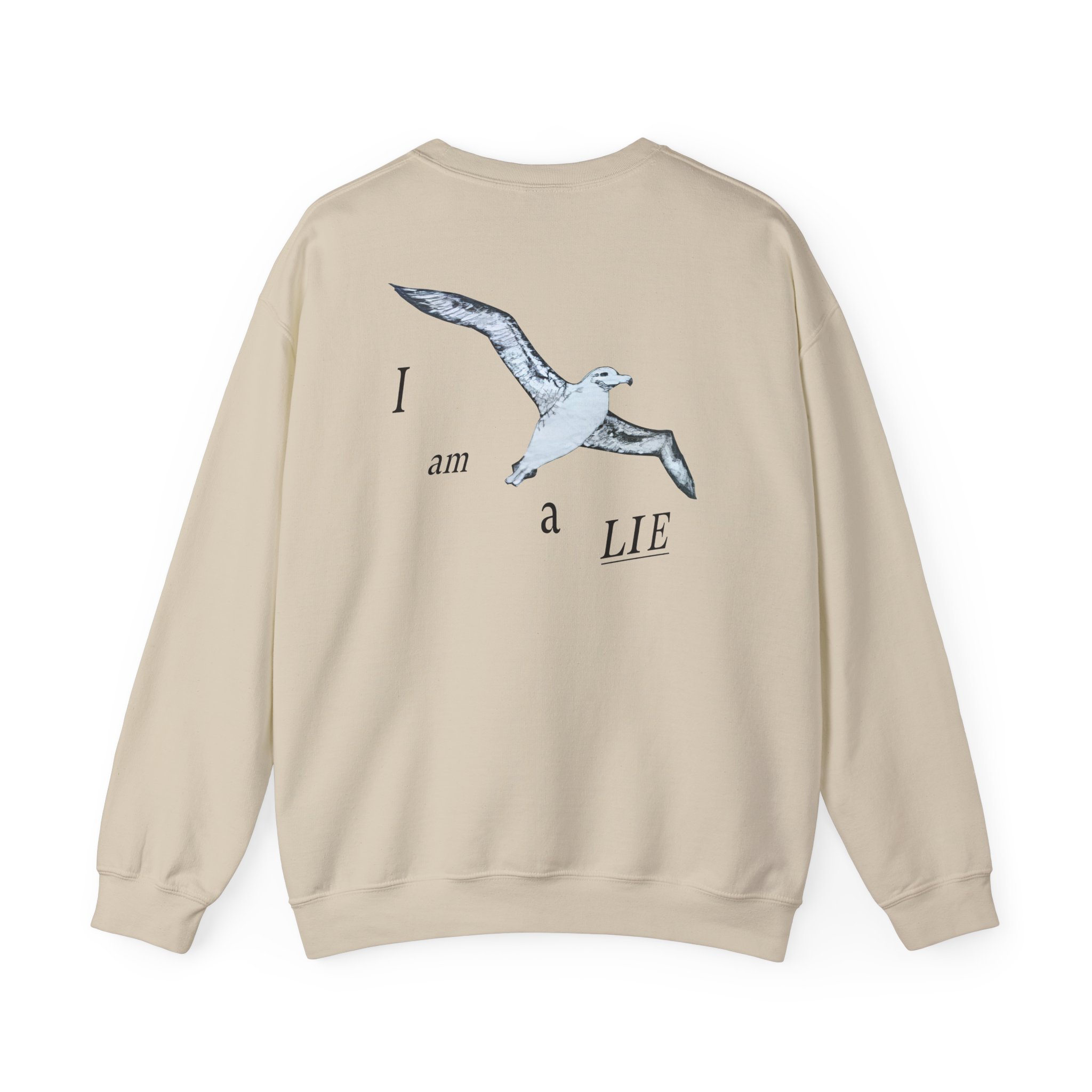 Birds Arent Real I am a Lie Unisex Heavy Blendâ„¢ Crewneck Sweatshirt