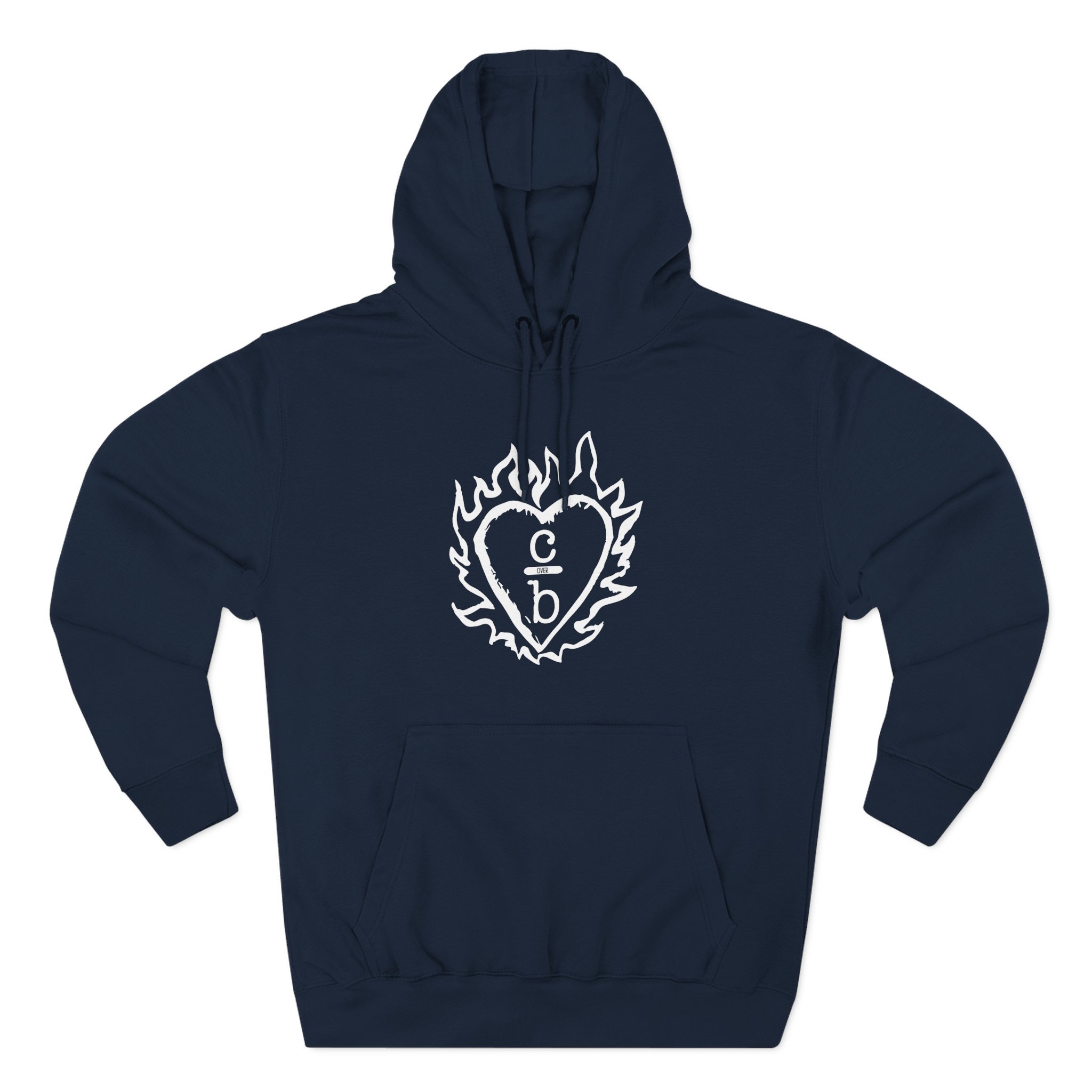 One Tree Hill Flame Heart Clothes Over Bros Three-Panel Fleece Hoodie