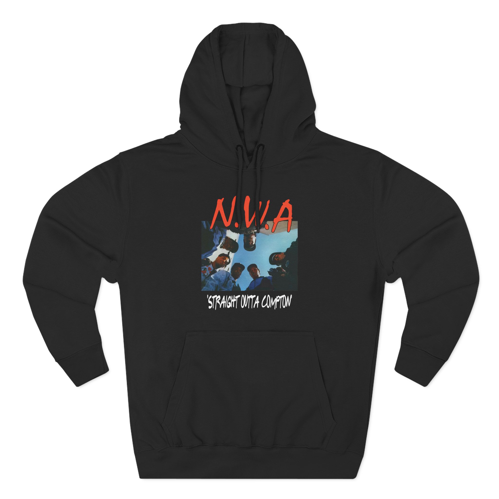NWA Straight Outta Compton Three-Panel Fleece Hoodie