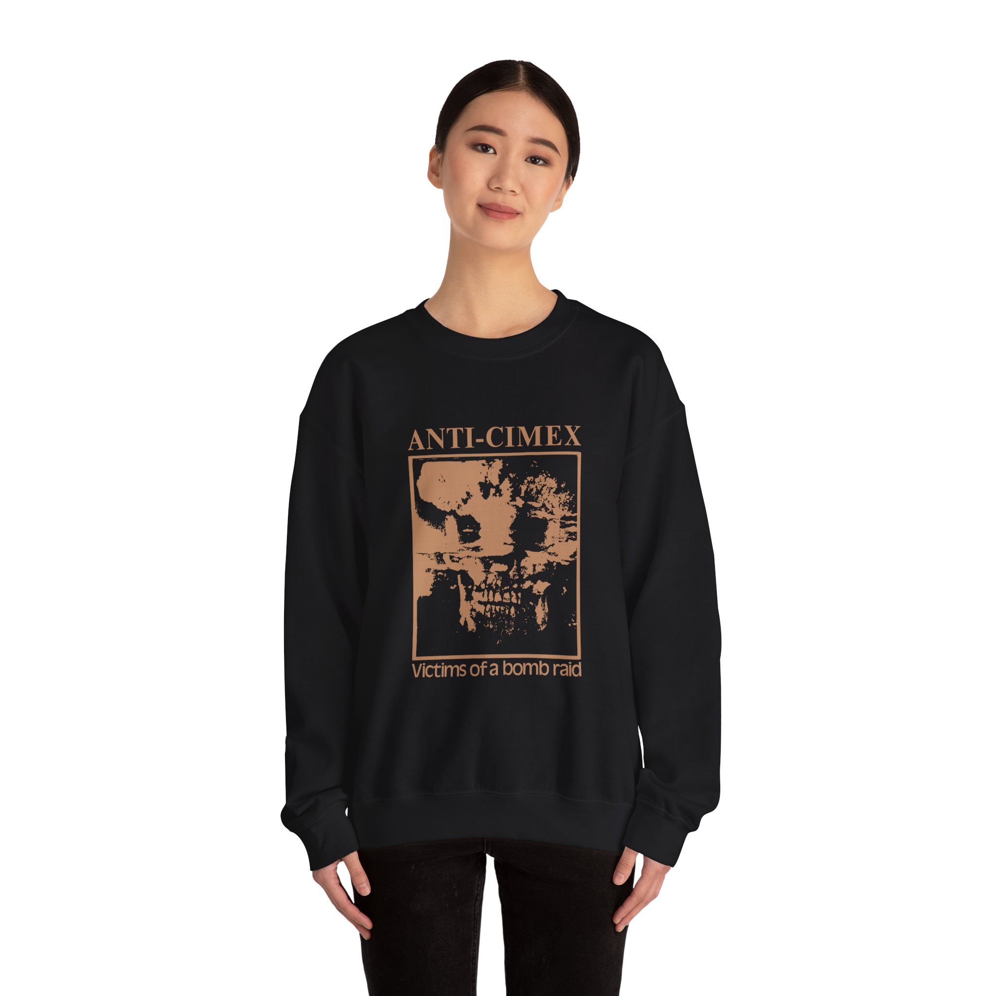 Anti Cimex Victims of a Bomb Raid Unisex Heavy Blend Crewneck Sweatshirt
