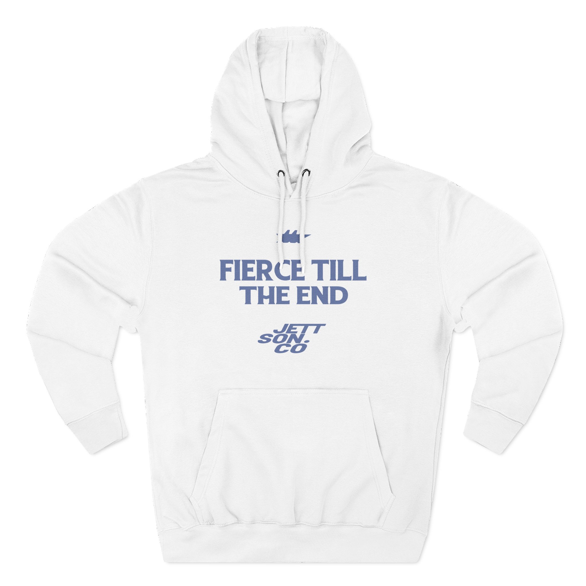 Jett Lawrenc Fierce Till the End Three-Panel Fleece Hoodie