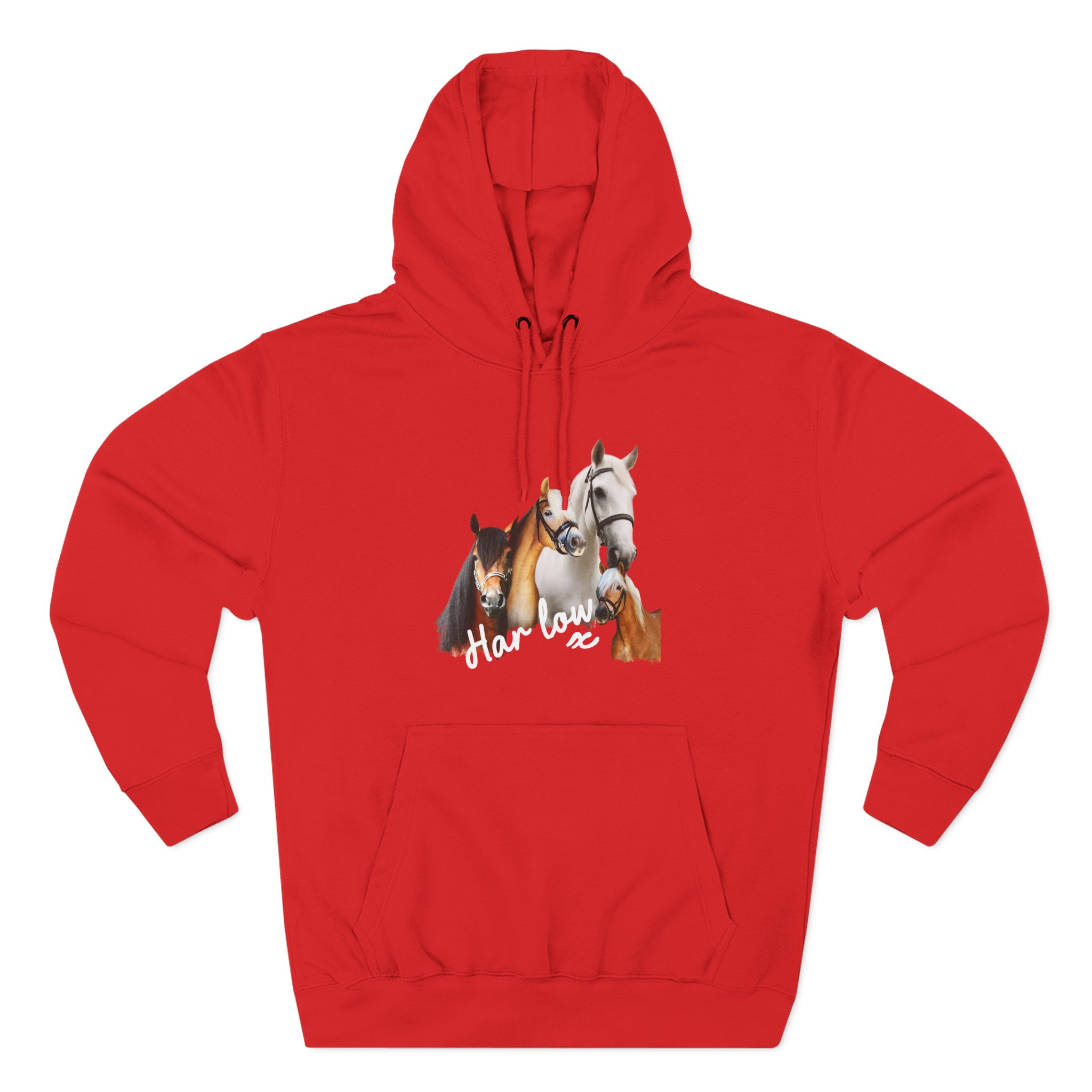 Harlow and Popcorn Three-Panel Fleece Hoodie