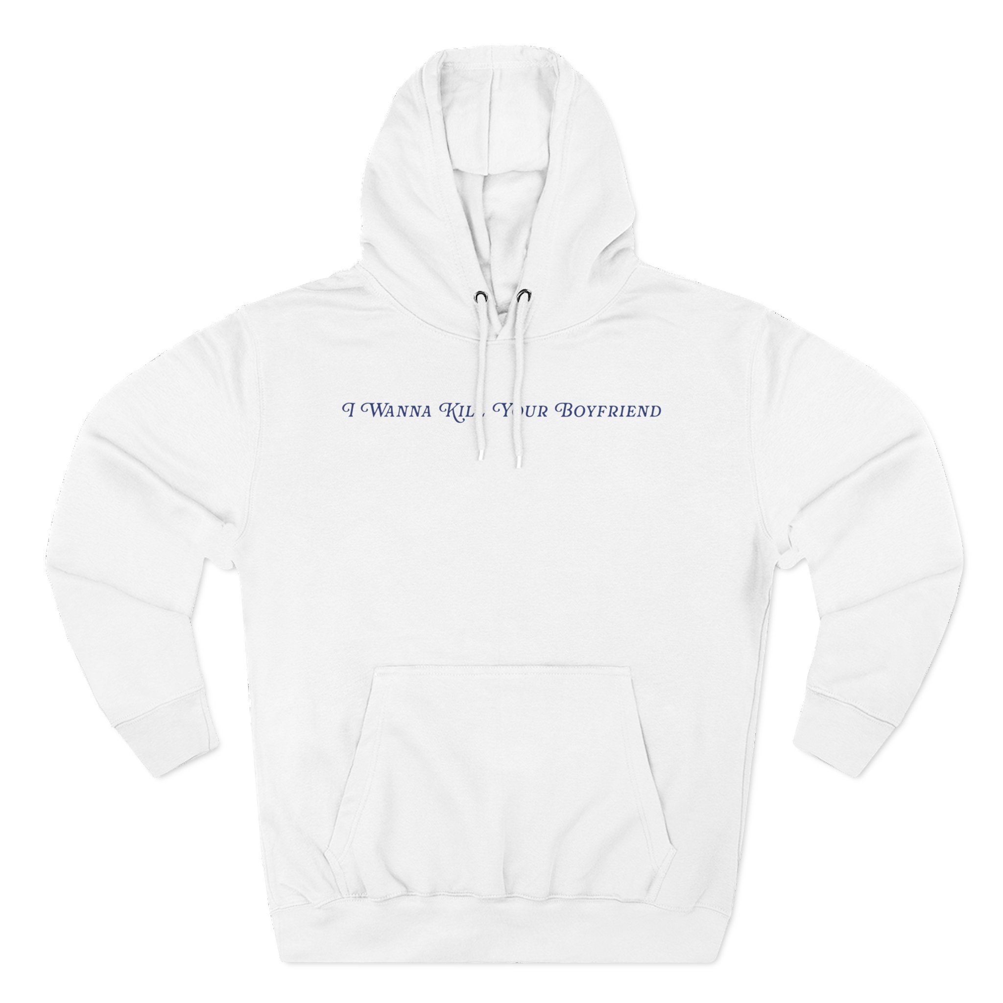 Binchtopia I Wanna Kill Your Boyfriend Baby Three-Panel Fleece Hoodie