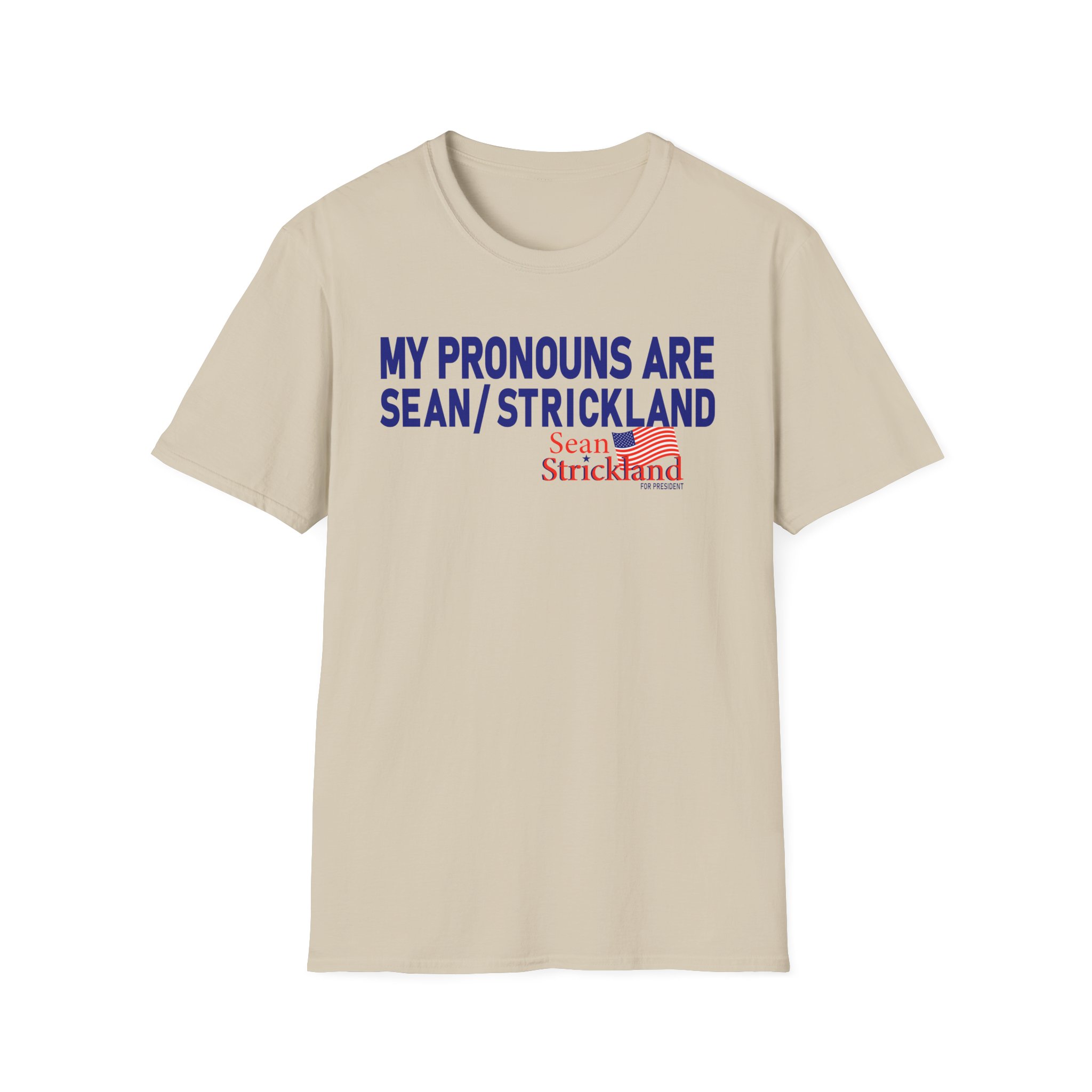 Sean Strickland My Pronouns Are Unisex Softstyle T-Shirt