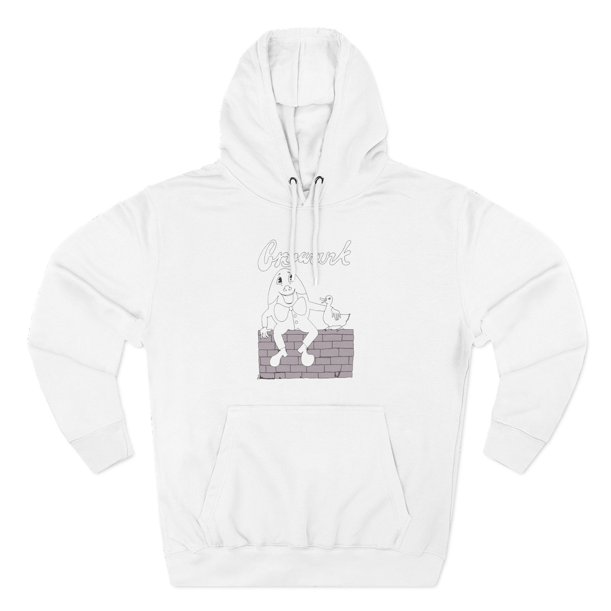 Crywank Three-Panel Fleece Hoodie