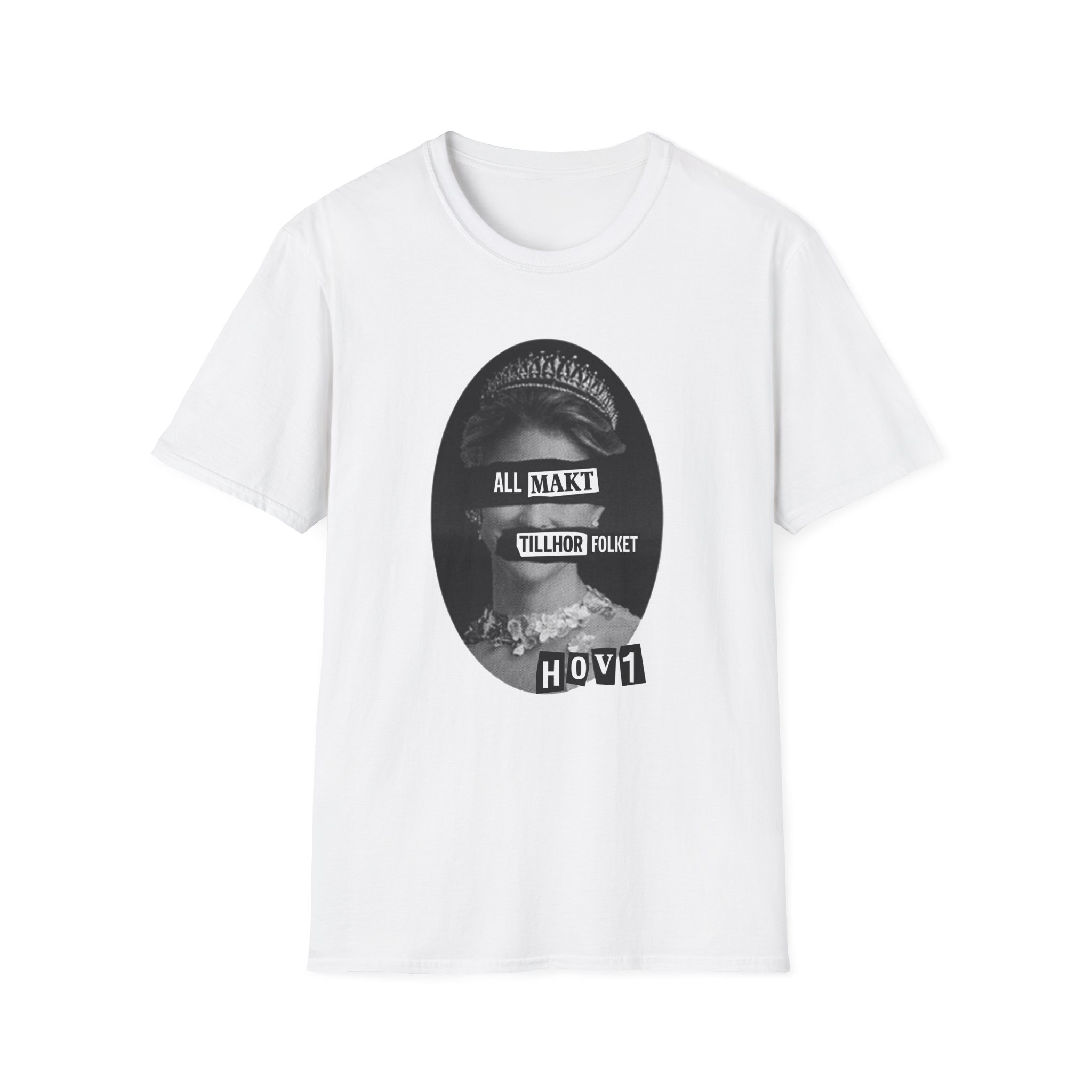 Hov1 All Makt Tillh’r Folket Unisex Softstyle T-Shirt
