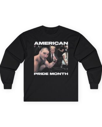 Sean Strickland American Pride Month Unisex Ultra Cotton Long Sleeve Tee