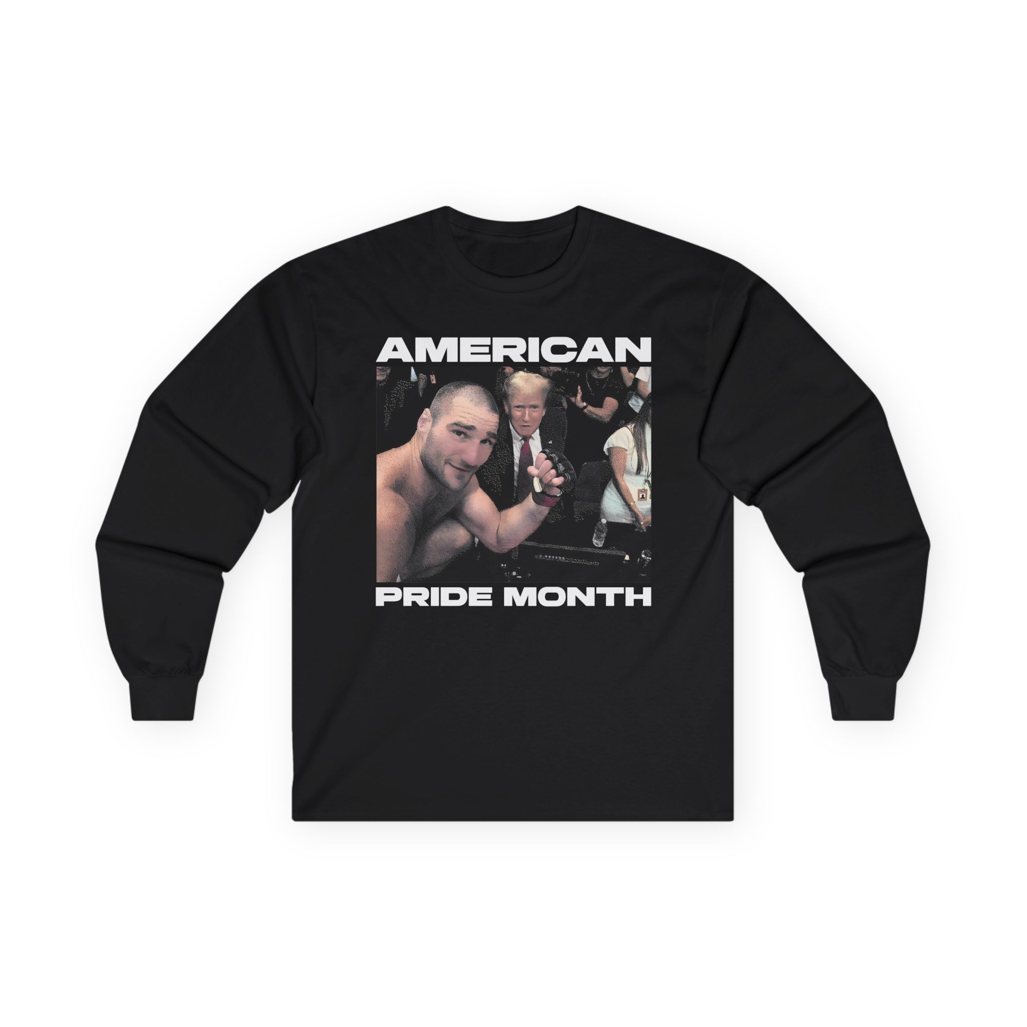 Sean Strickland American Pride Month Unisex Ultra Cotton Long Sleeve Tee