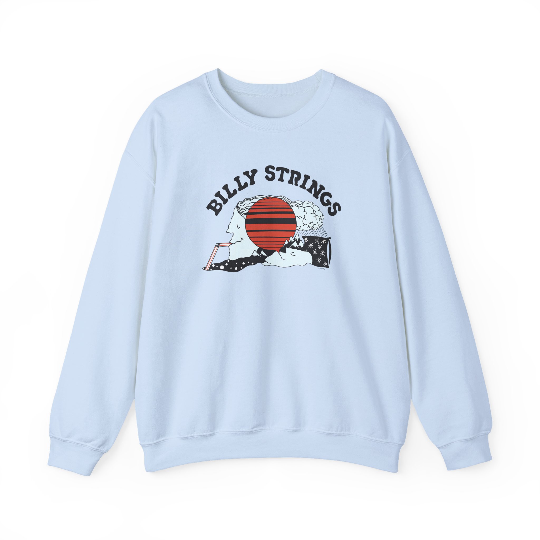 Billy Strings Dream Tie Dye Unisex Heavy Blendâ„¢ Crewneck Sweatshirt