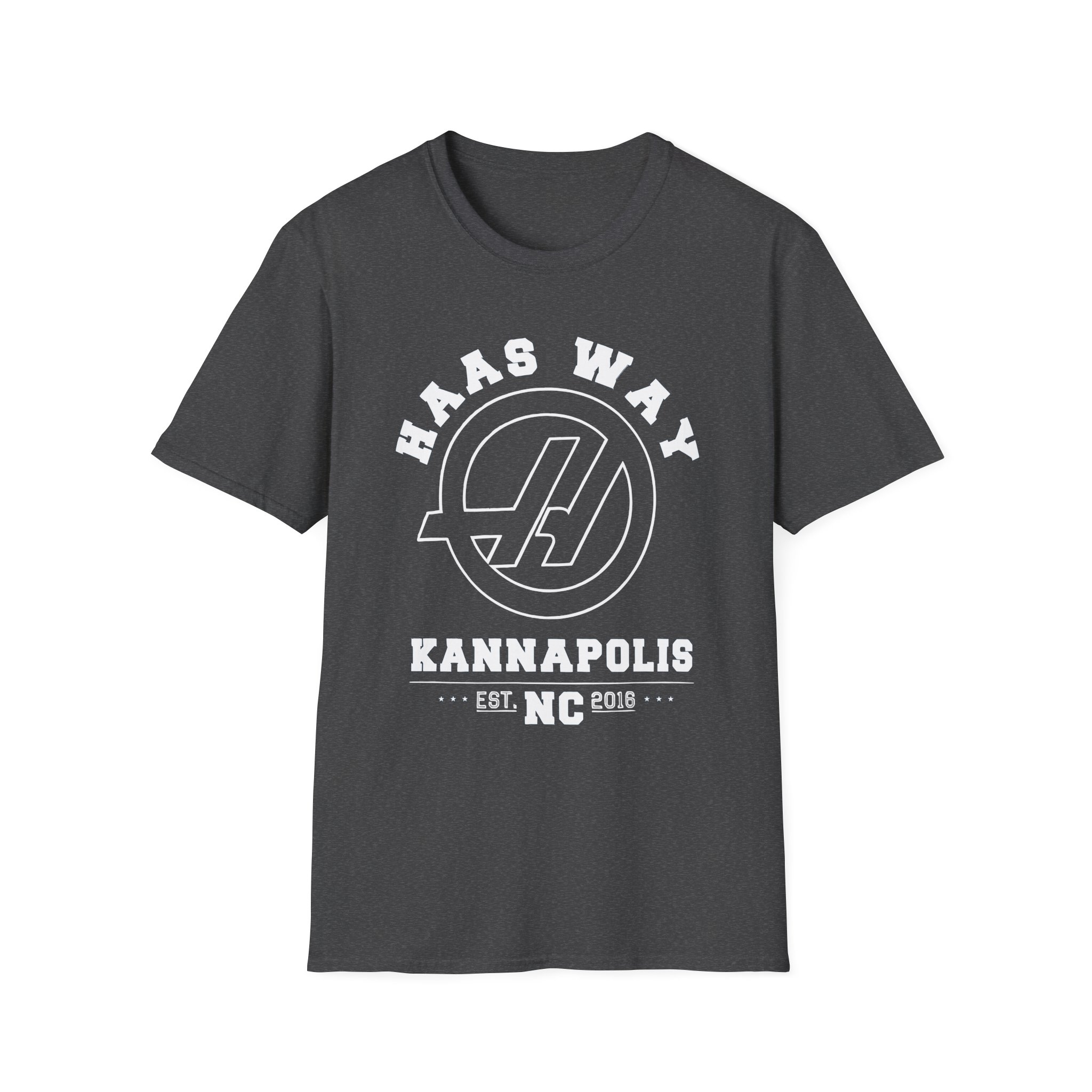 Haas F1 Haas Way Kannapolis Unisex Softstyle T-Shirt