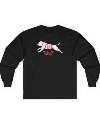 Hot Mulligan Fine Embroidered Unisex Ultra Cotton Long Sleeve Tee