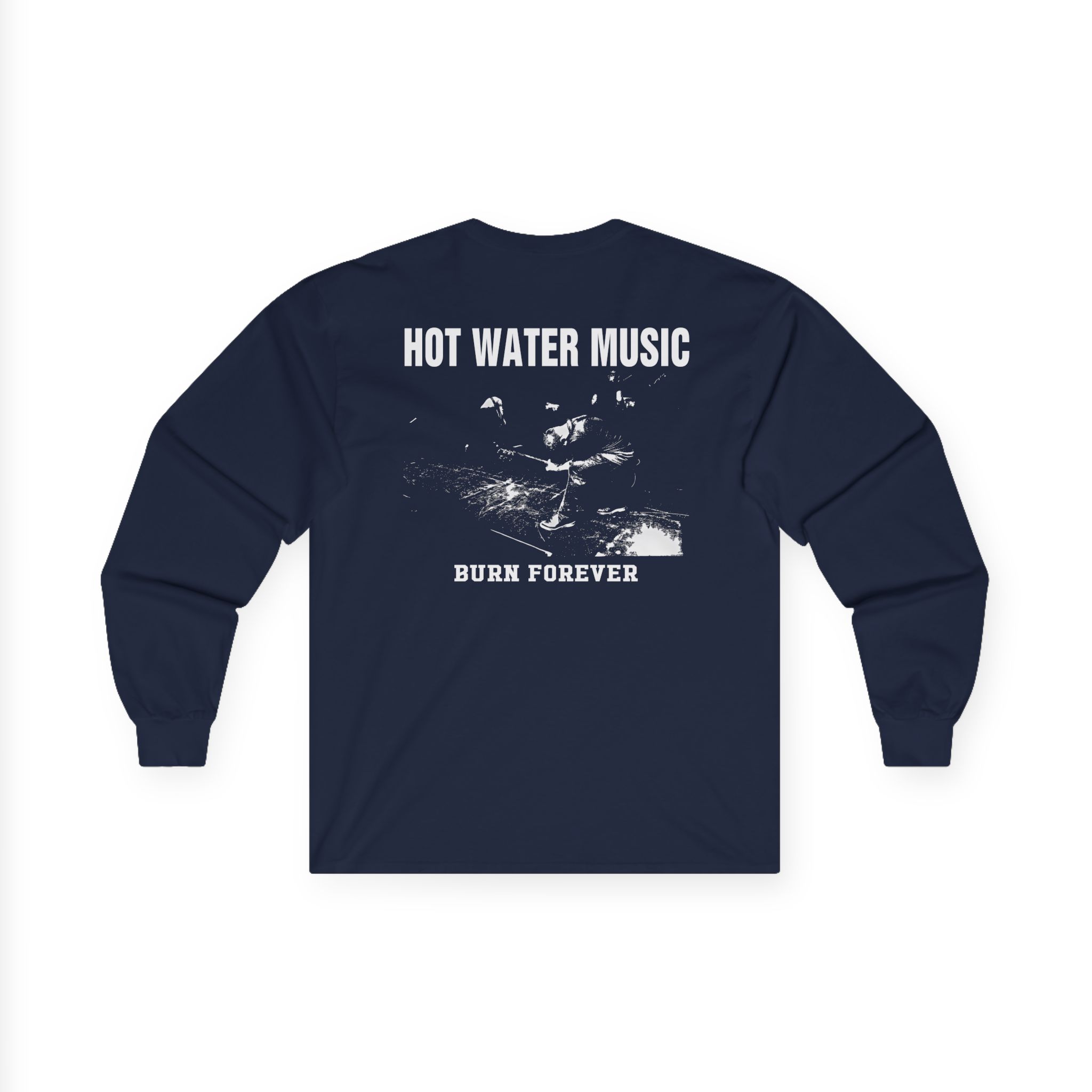 Hot Water Music Burn Forever Unisex Ultra Cotton Long Sleeve Tee