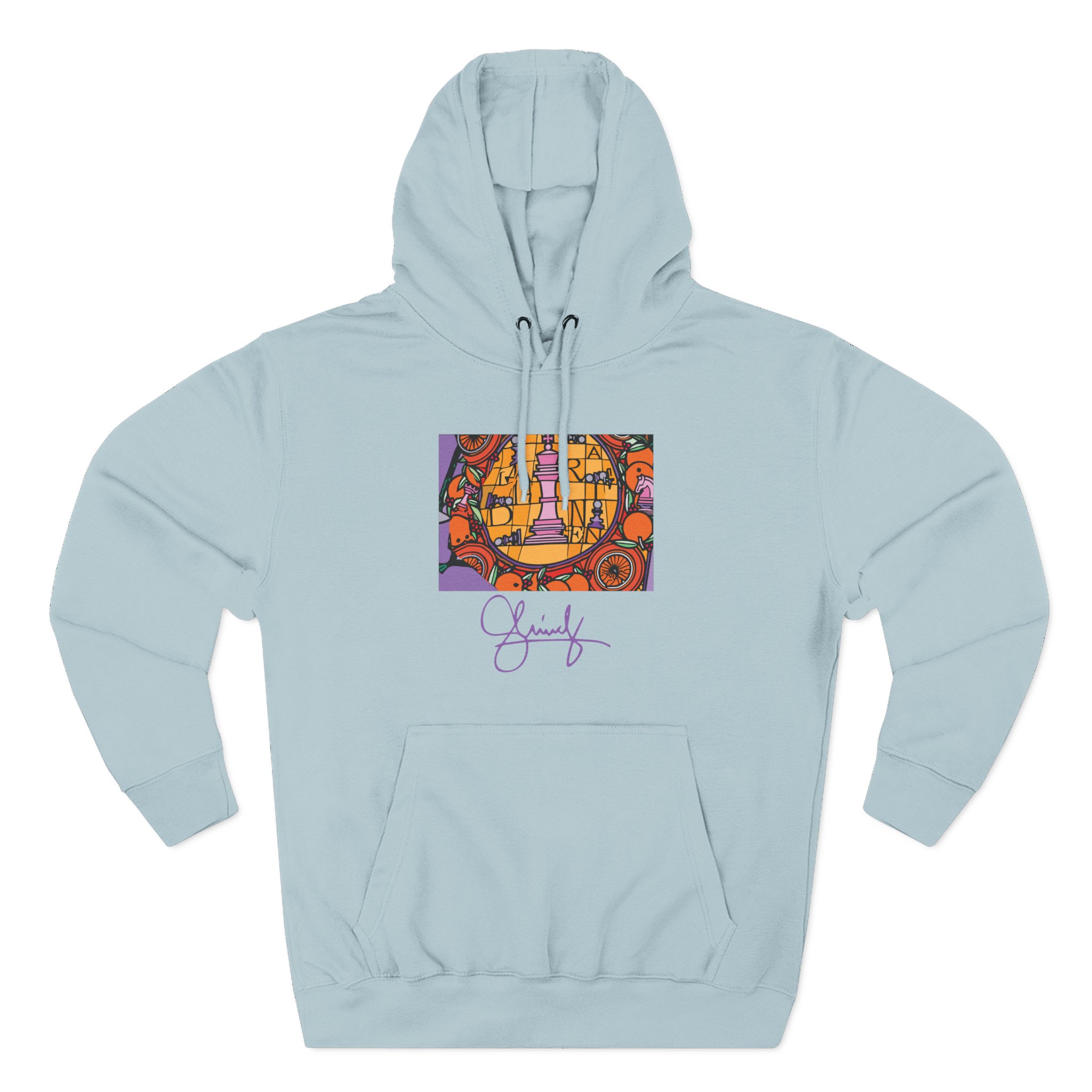 Shindy Three-Panel Fleece Hoodie