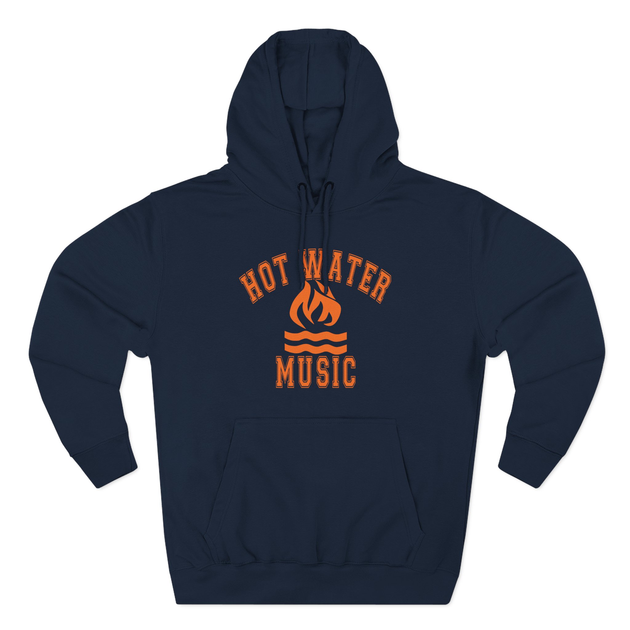 Hot Water Music College Flame Three-Panel Fleece Hoodie