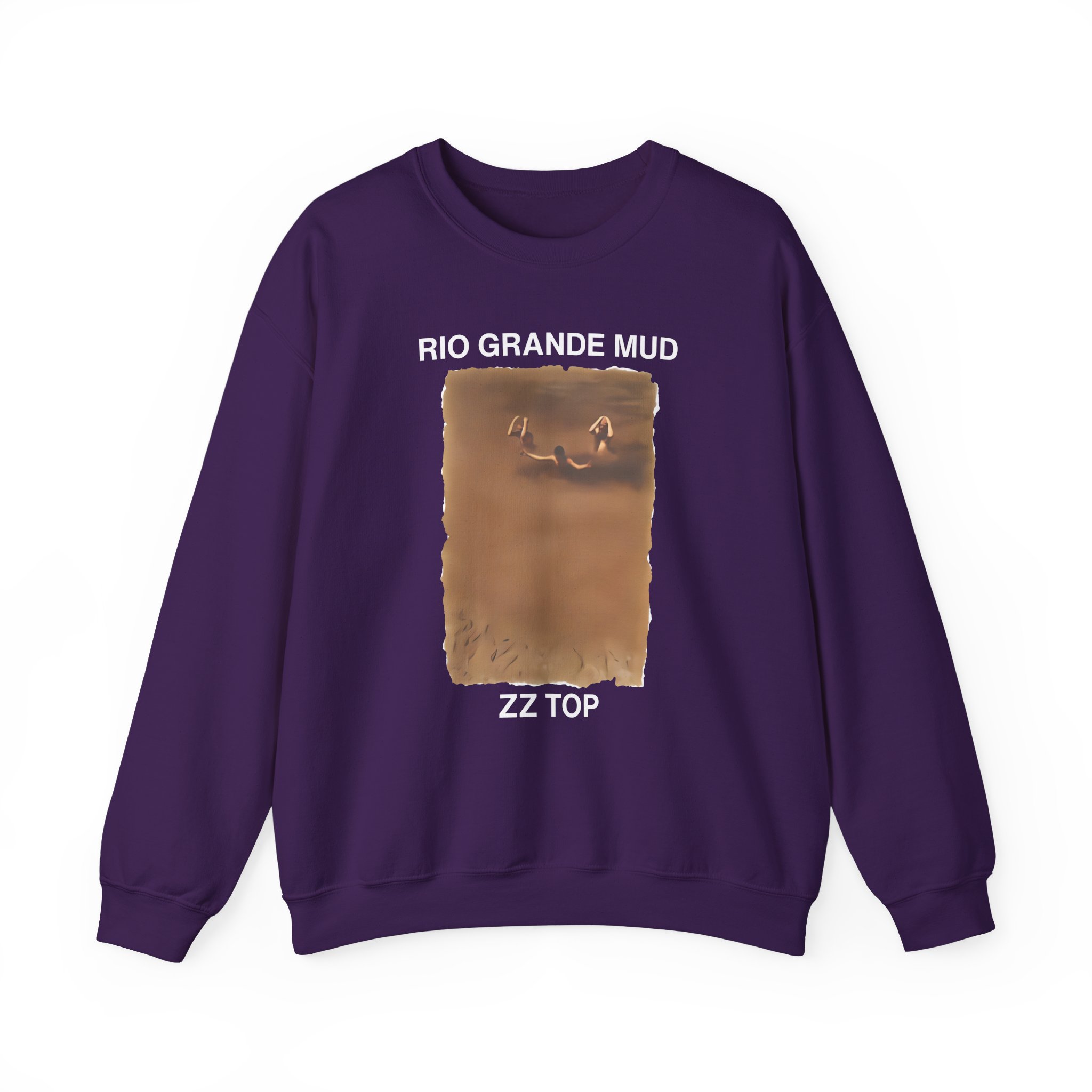 Zz Top Rio Grande Mud Unisex Heavy Blendâ„¢ Crewneck Sweatshirt