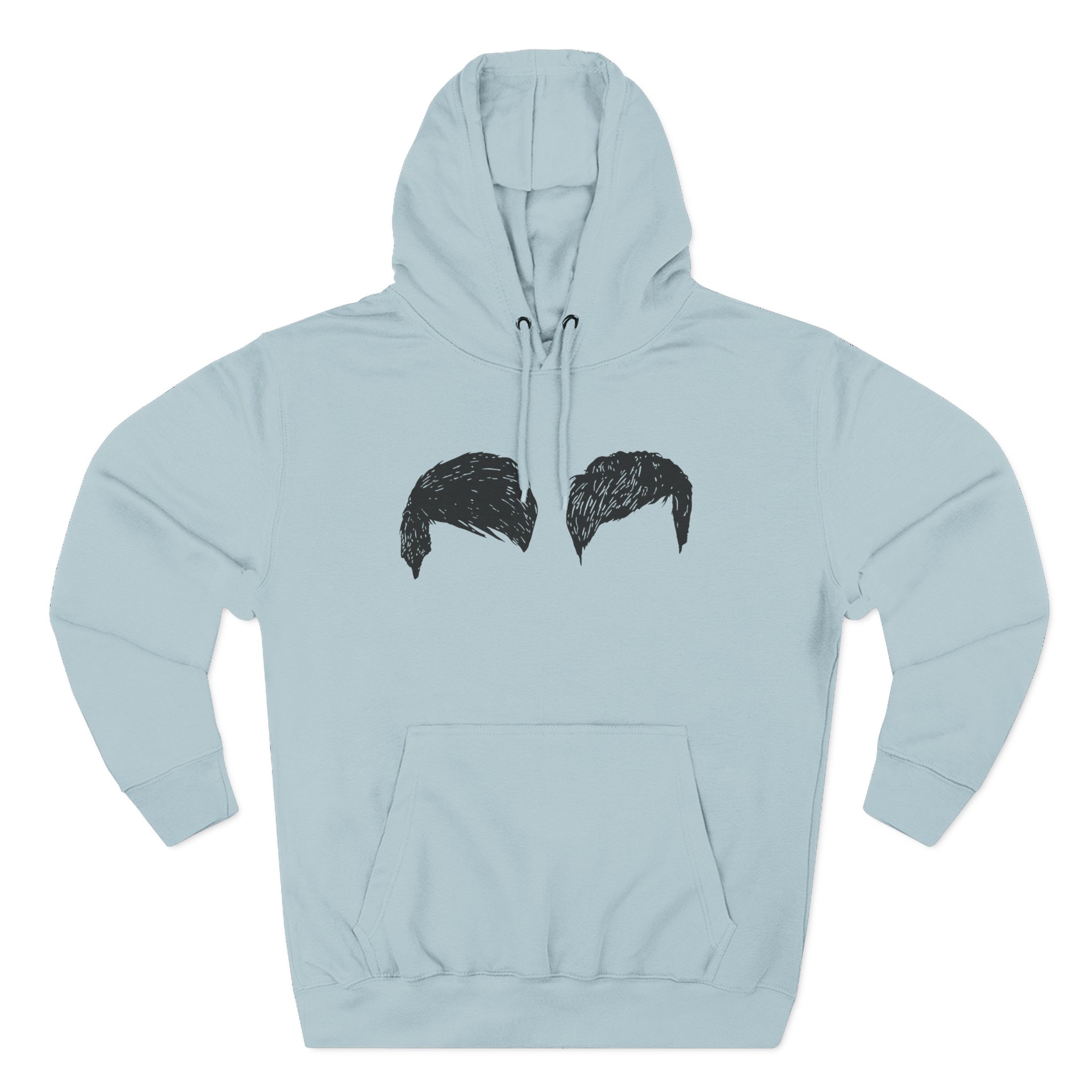 Dan and Phil Hair Three-Panel Fleece Hoodie