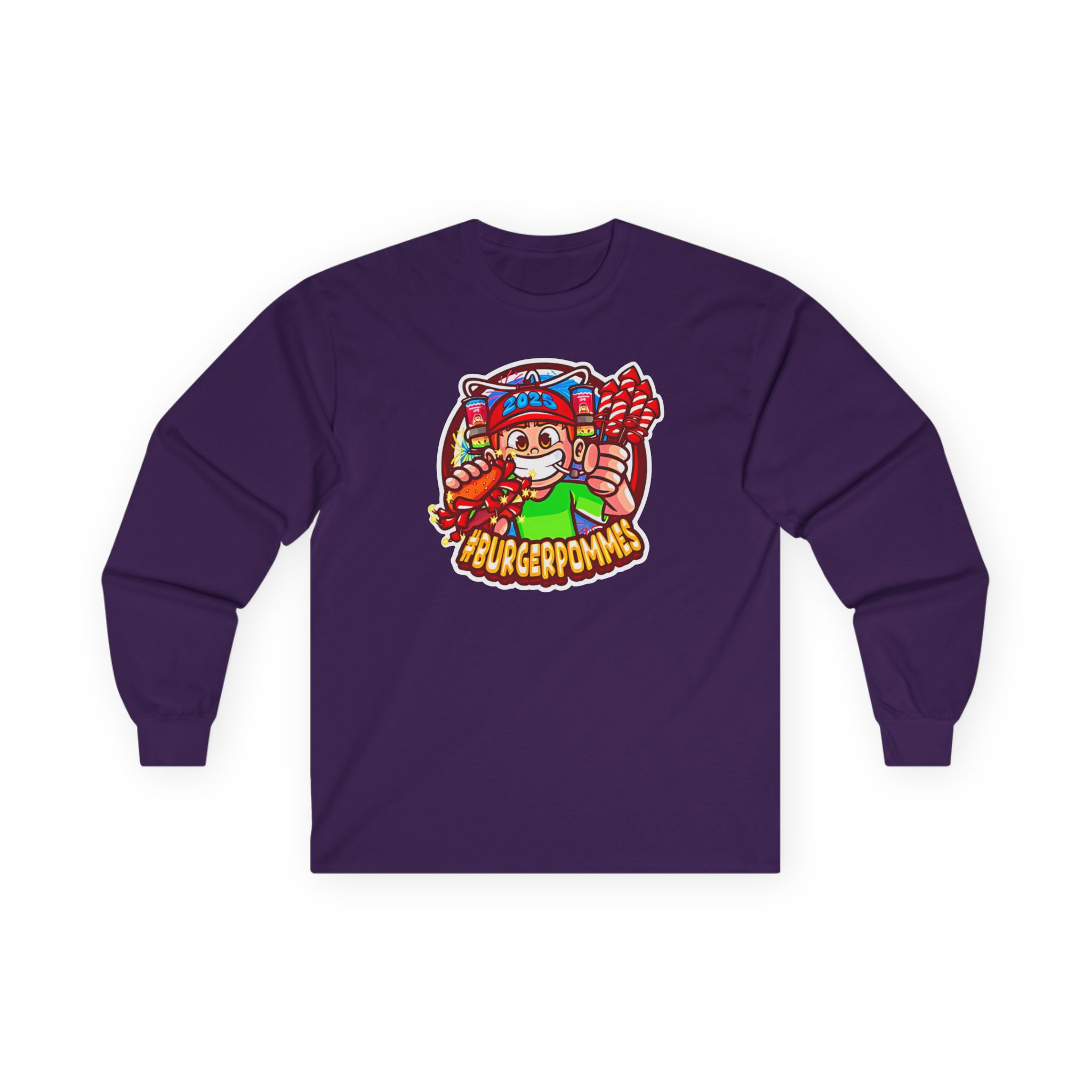Burger Pommes Unisex Ultra Cotton Long Sleeve Tee