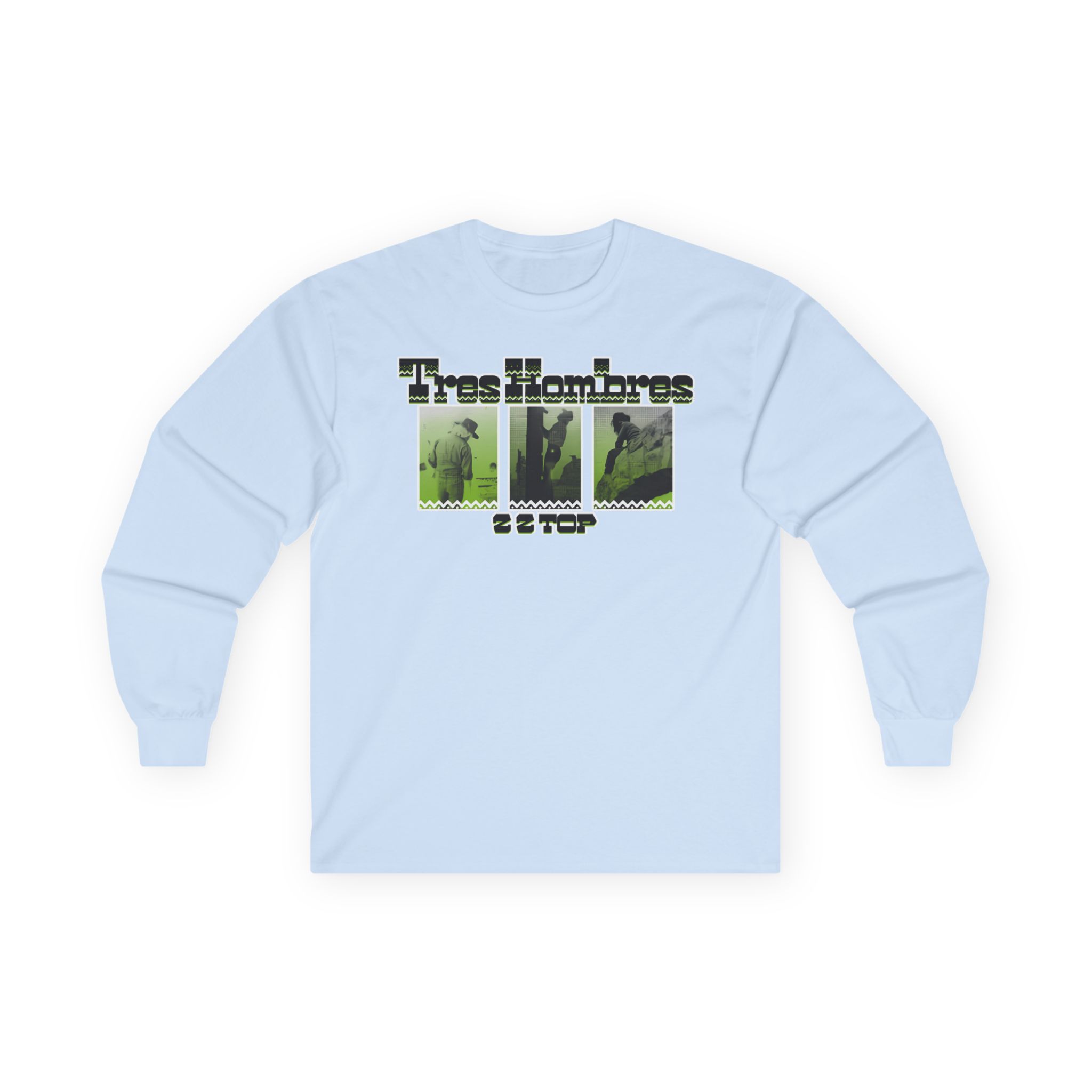 ZZ Top 3 Hombres Unisex Ultra Cotton Long Sleeve Tee