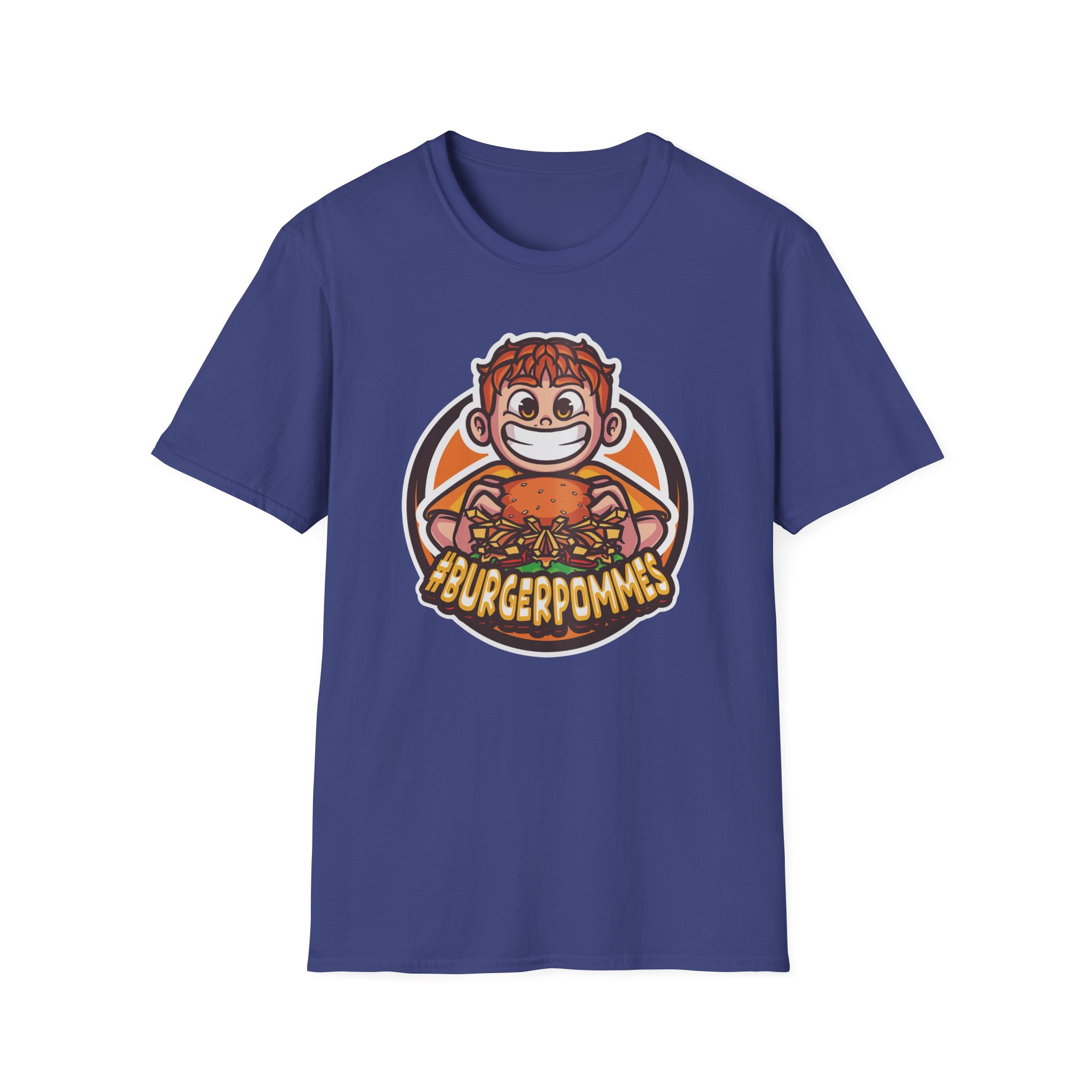 Burger Pommes Unisex Softstyle T-Shirt