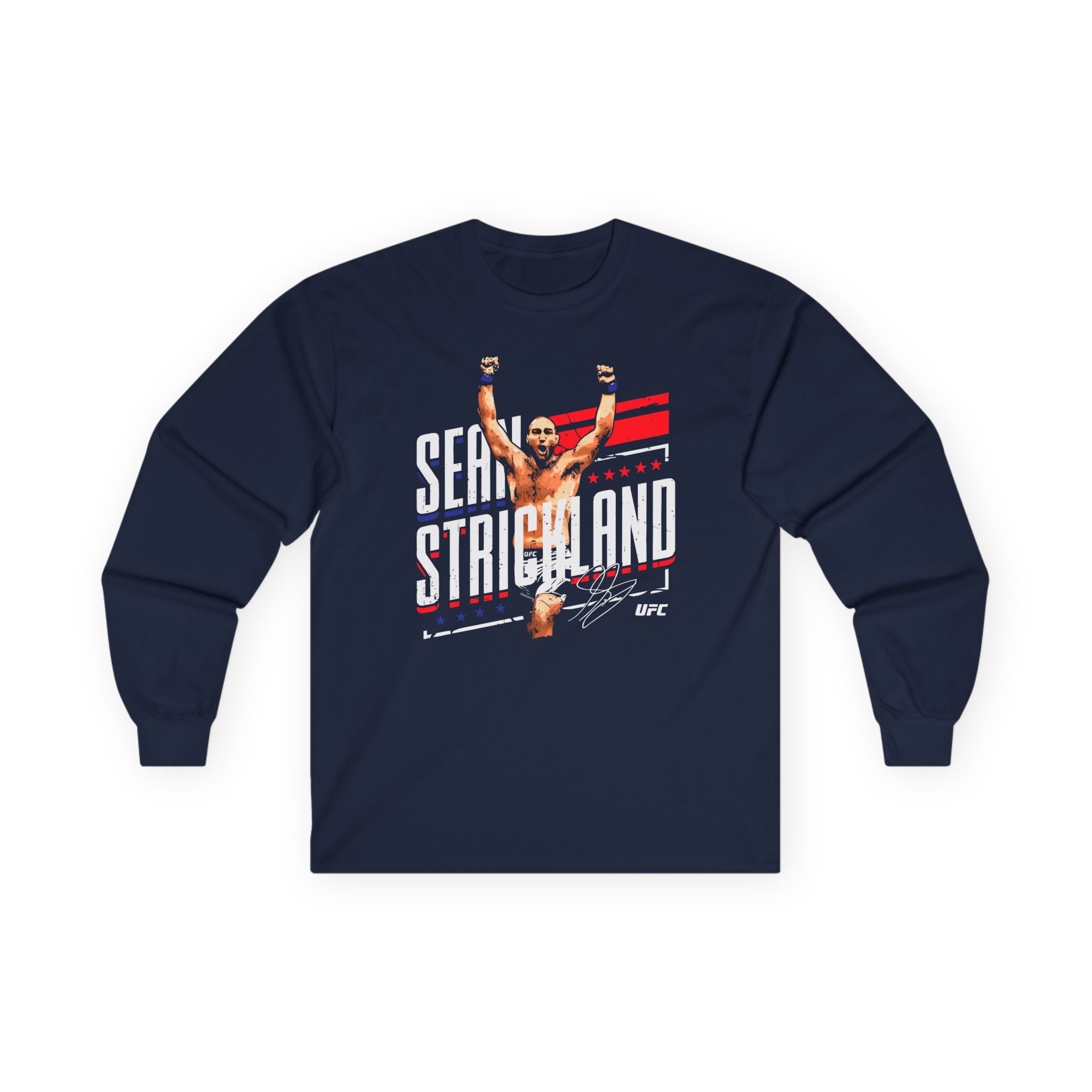 Sean Strickland Stars & Stripes Unisex Ultra Cotton Long Sleeve Tee
