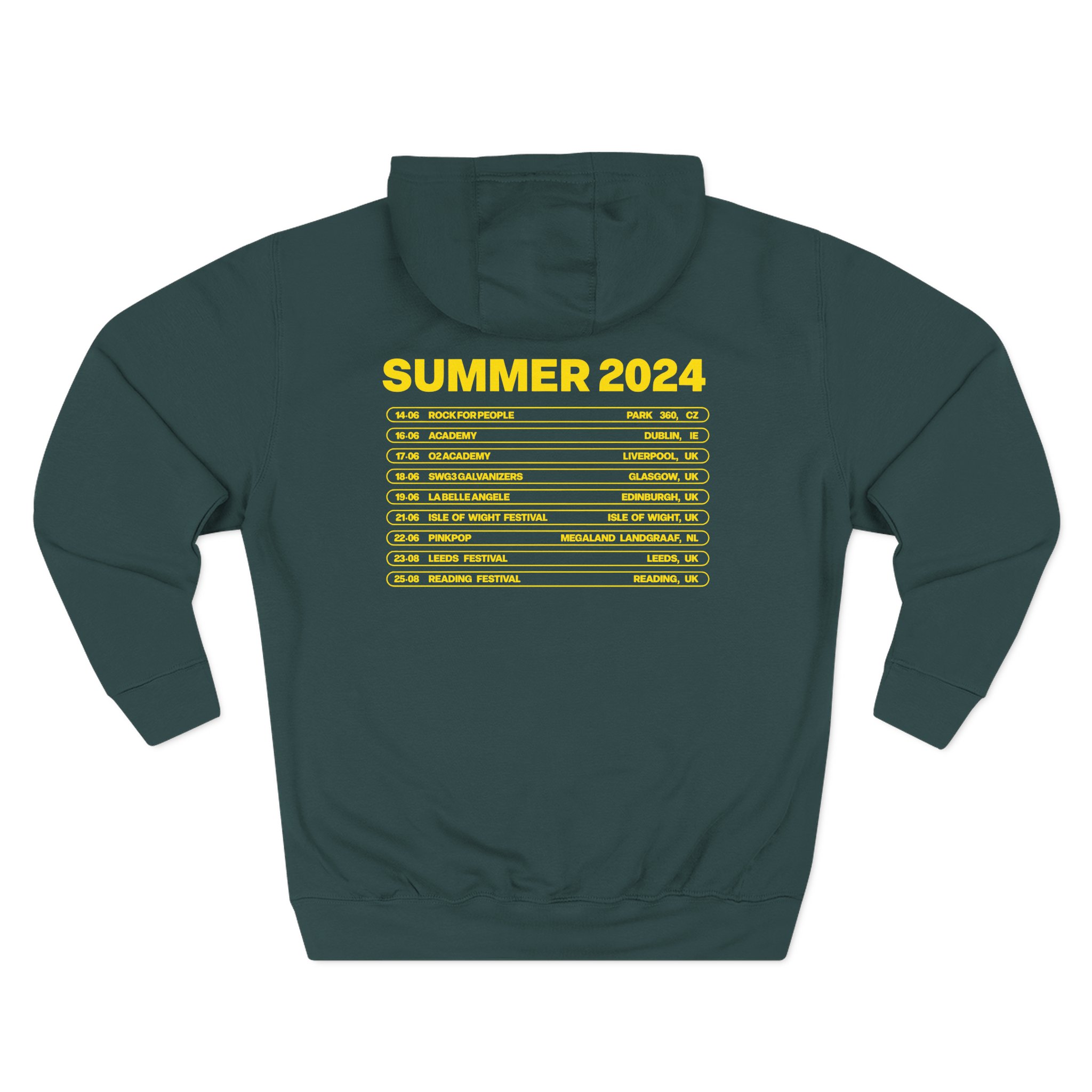 James Marriott Uk Eu 2024 Tour Three-Panel Fleece Hoodie