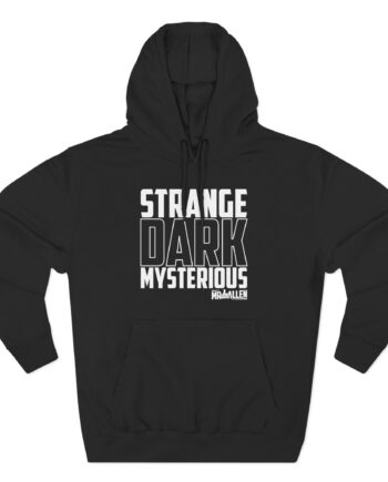 Mrballen Strange Dark Mysterious Three-Panel Fleece Hoodie