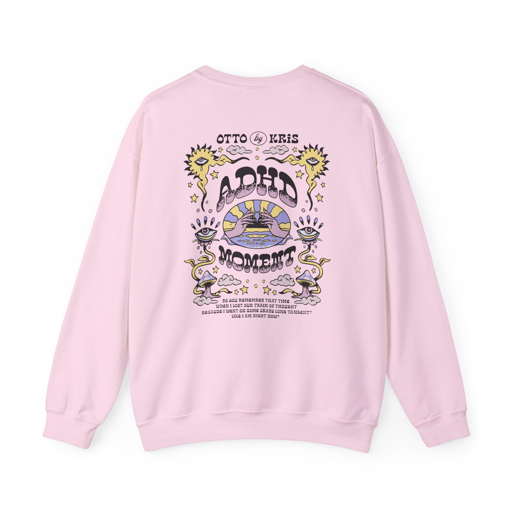 Kallmekris Adhd Moment Unisex Heavy Blendâ„¢ Crewneck Sweatshirt