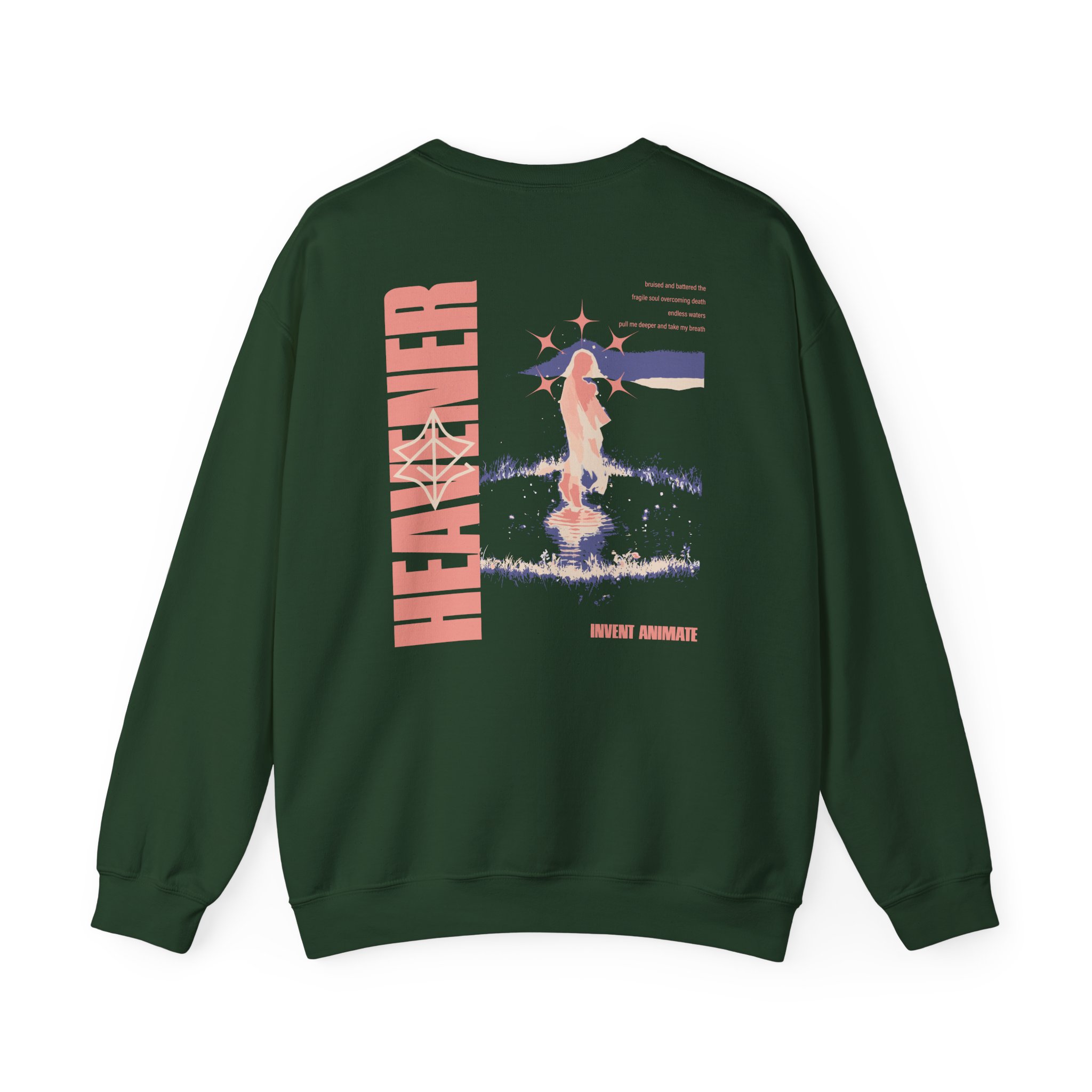 Invent Animate Endless Waters Unisex Heavy Blendâ„¢ Crewneck Sweatshirt