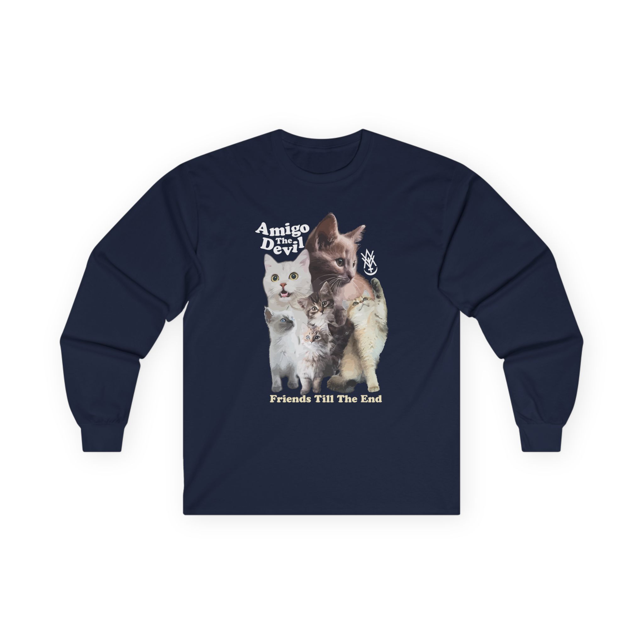 Amigo the Devil Too Many Puppies Unisex Ultra Cotton Long Sleeve Tee
