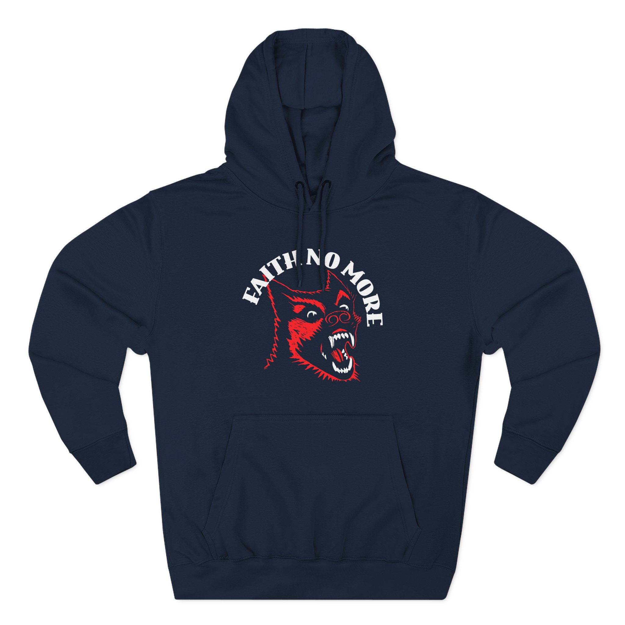 Faith No More Logo Dog 30th Anniversary Three-Panel Fleece Hoodie