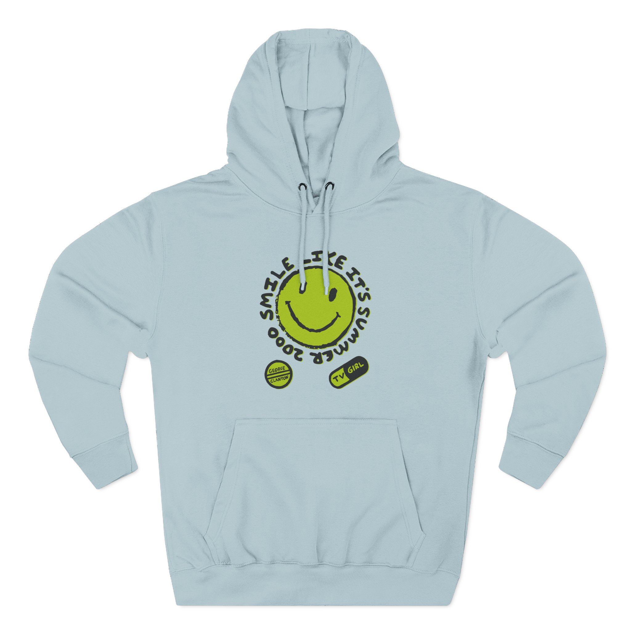 Tv Girl Smile Like It's Summer 2000 Three-Panel Fleece Hoodie
