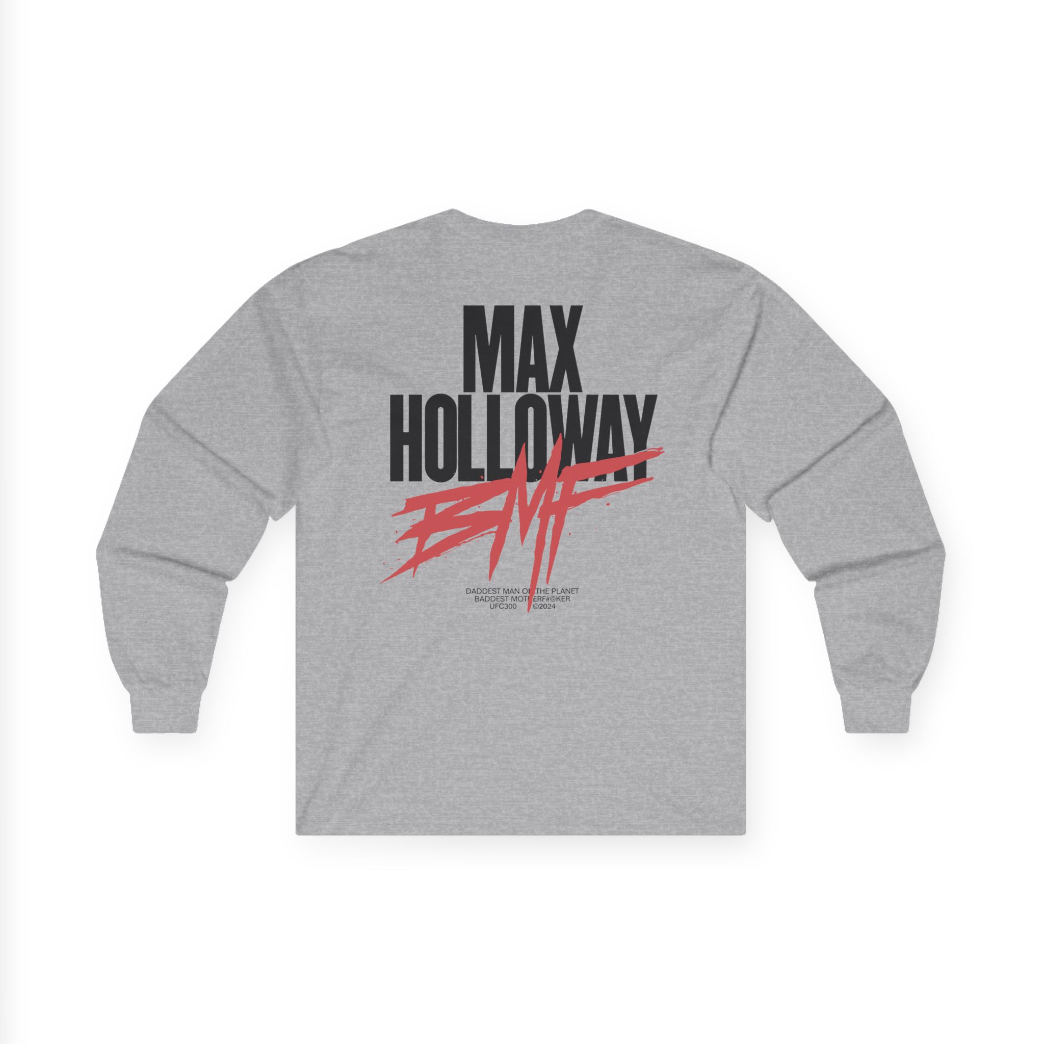 Max Holloway Dmp/bmf Unisex Ultra Cotton Long Sleeve Tee
