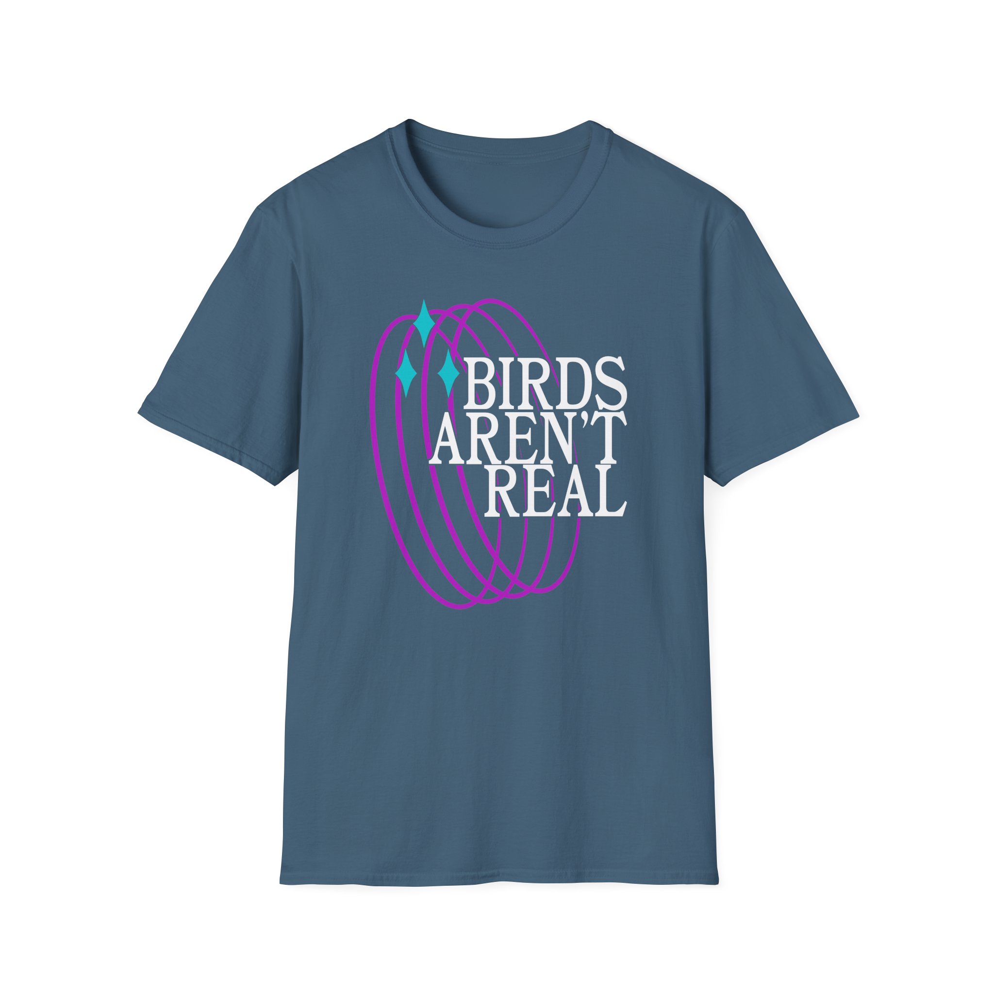 Birds Arent Real Unisex Softstyle T-Shirt