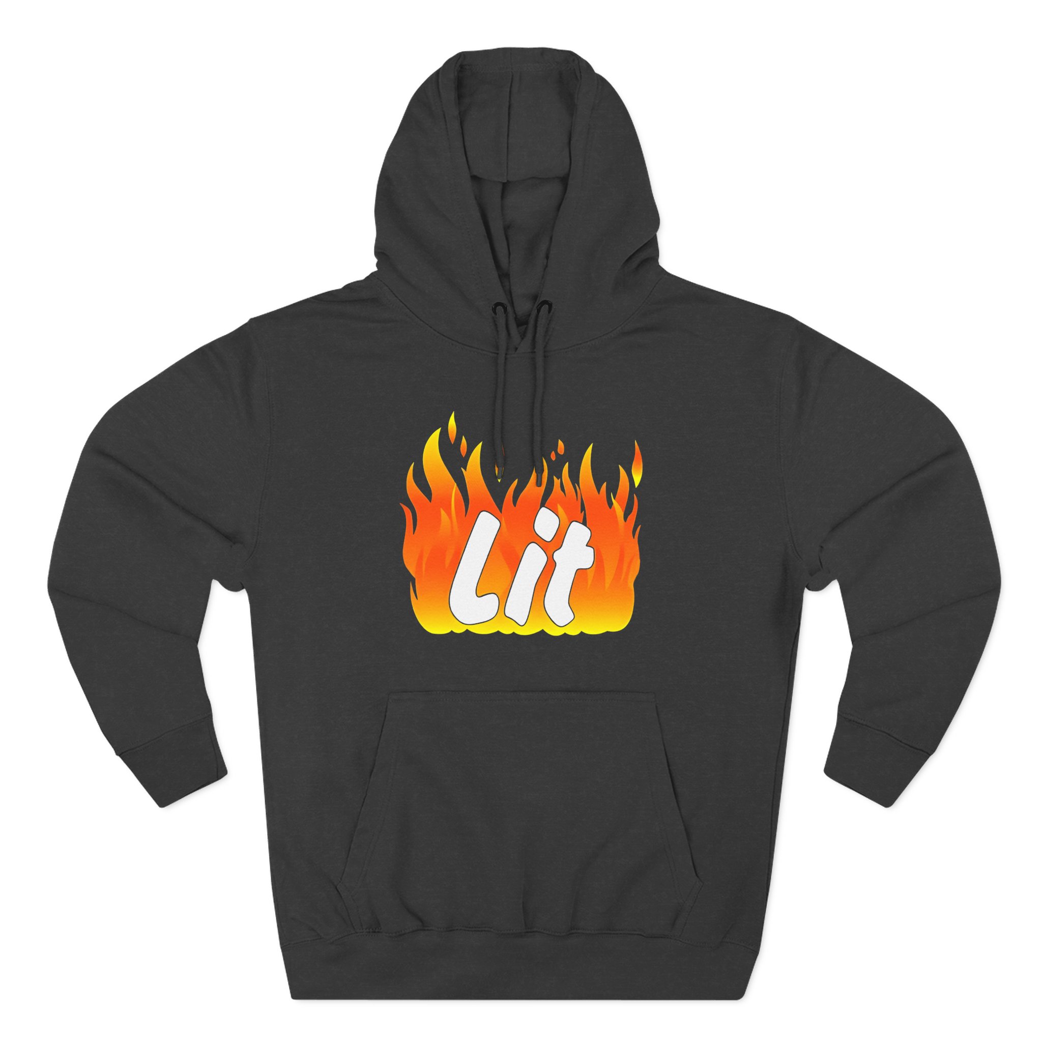Dobre brothers Lit fire Three-Panel Fleece Hoodie