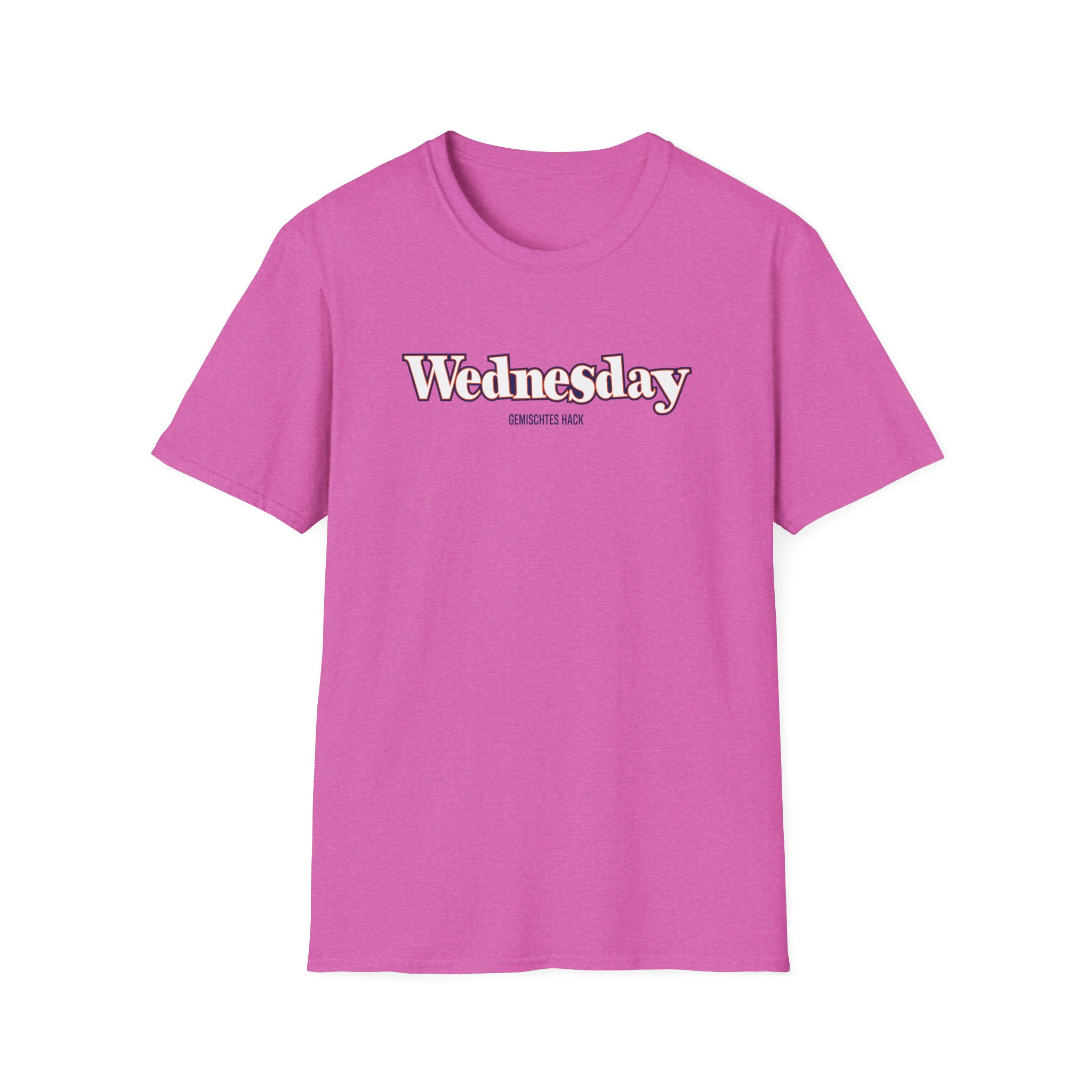 Gemischtes Hack Wednesday Unisex Softstyle T-Shirt