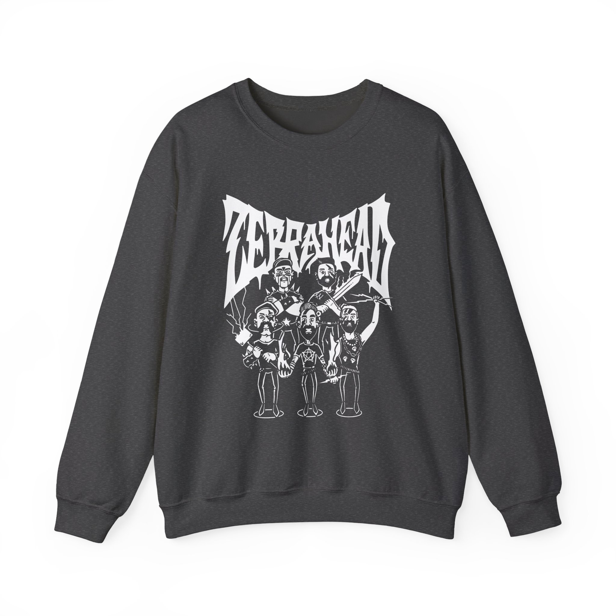 Zebrahead Goth Unisex Heavy Blendâ„¢ Crewneck Sweatshirt