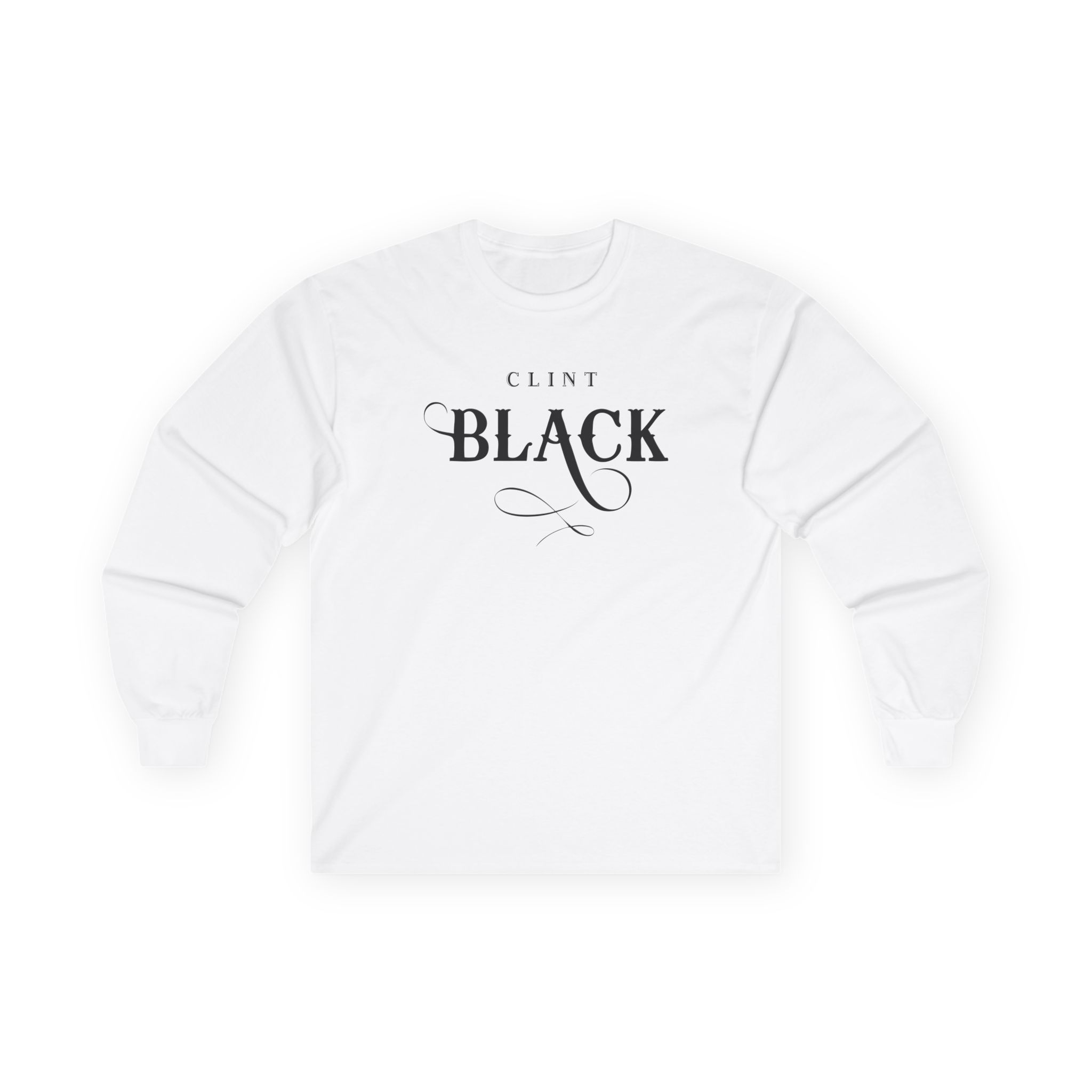 Clint Black Logo Espresso Unisex Ultra Cotton Long Sleeve Tee